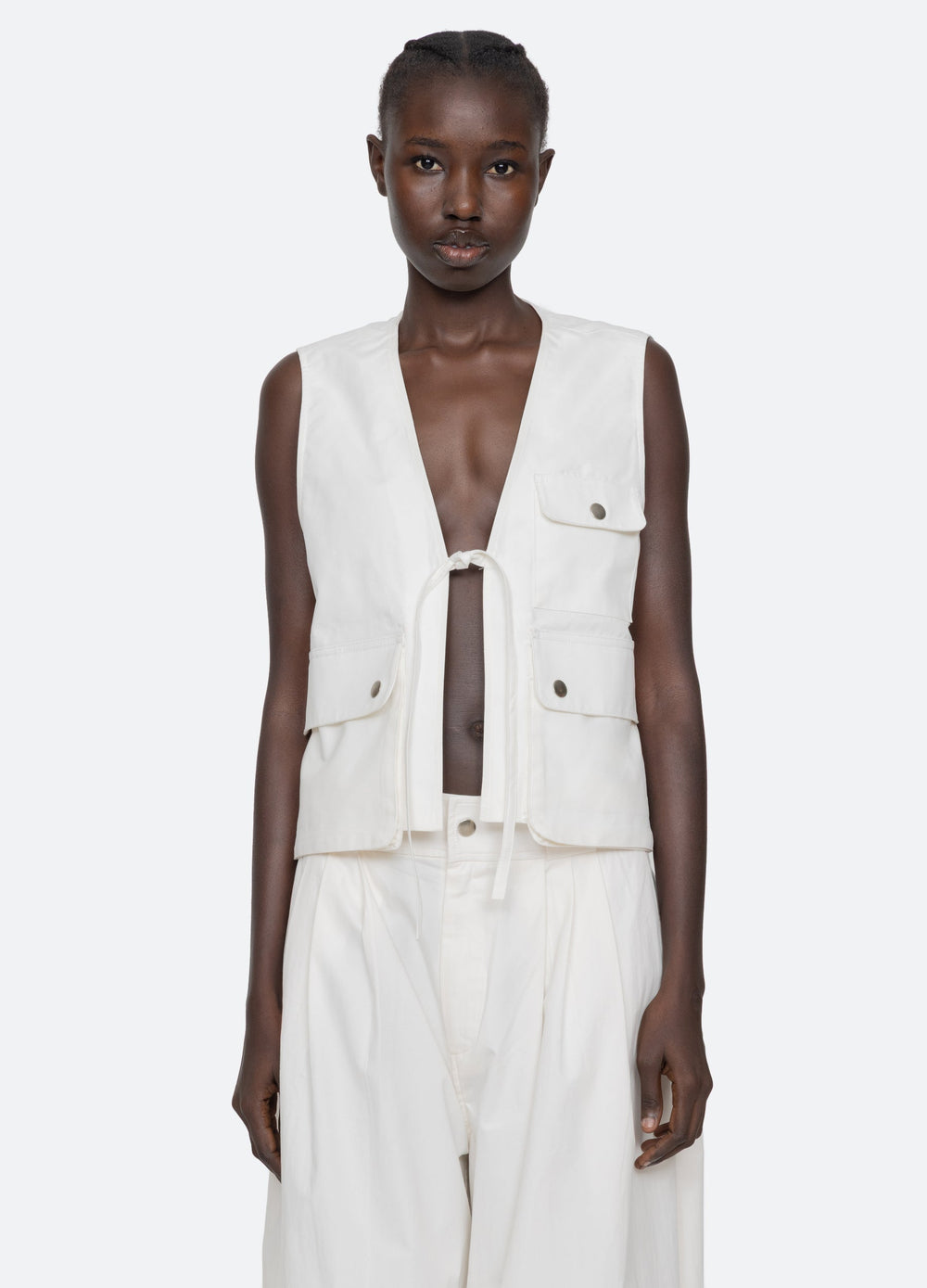 Cream Lois Vest | Sea New York