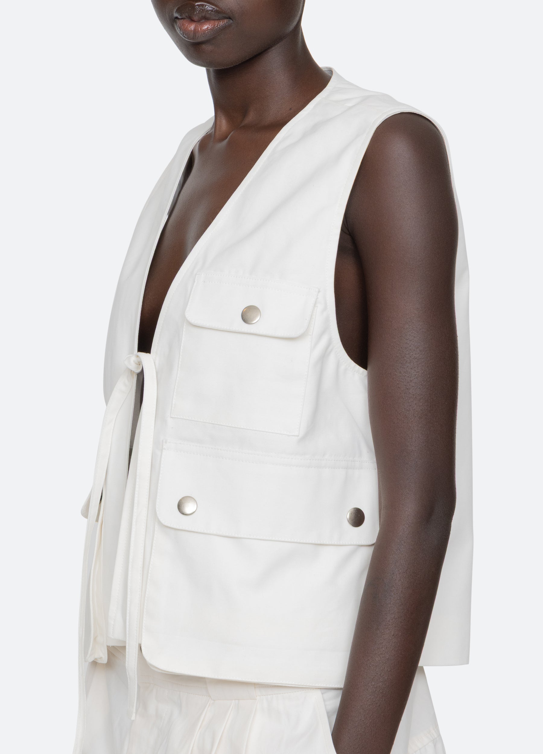 Cream Lois Vest | Sea New York