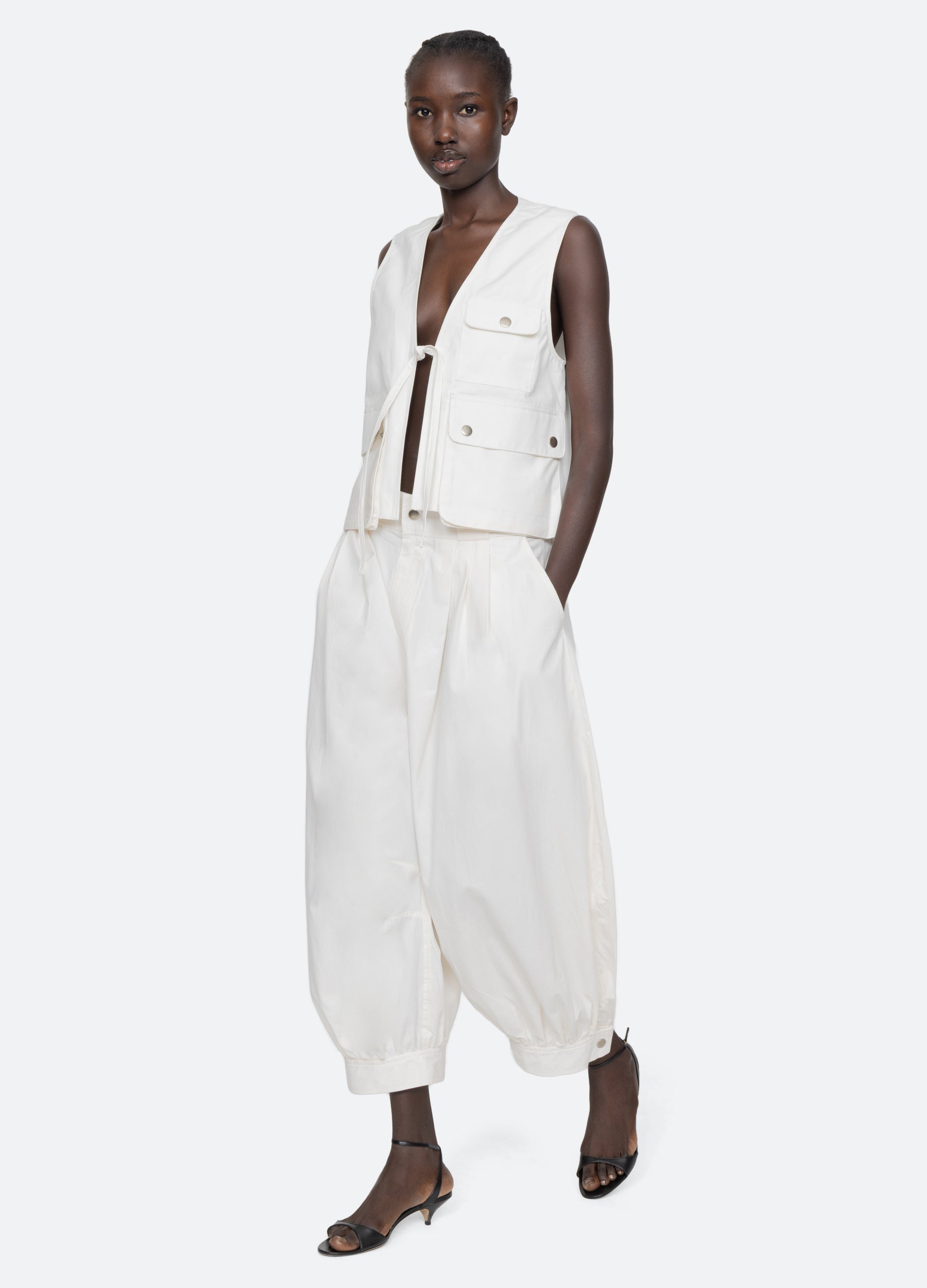 Cream Lois Vest | Sea New York