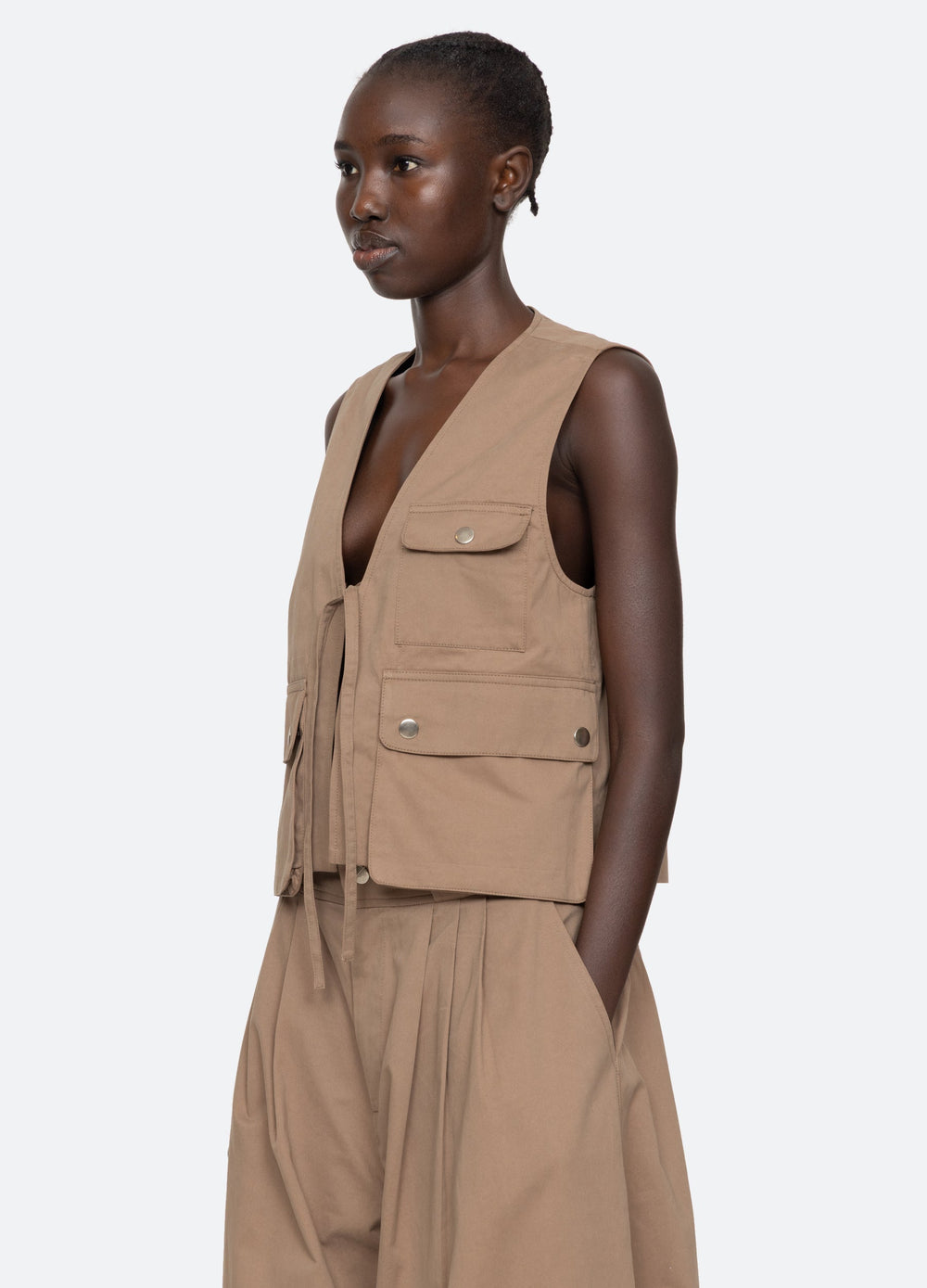 Cream Lois Vest | Sea New York