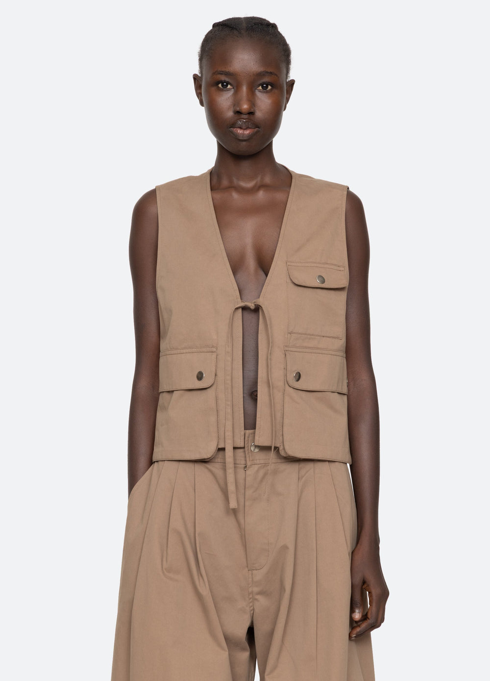 Cream Lois Vest | Sea New York