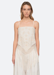 Cream Rafina Top | Sea New York