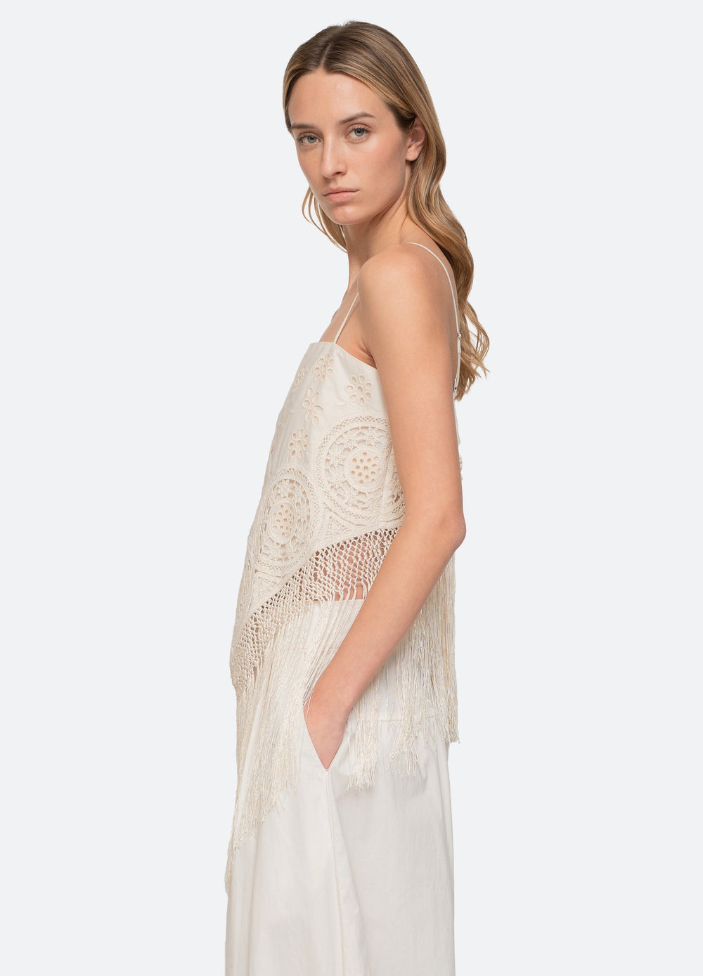 Cream Rafina Top | Sea New York