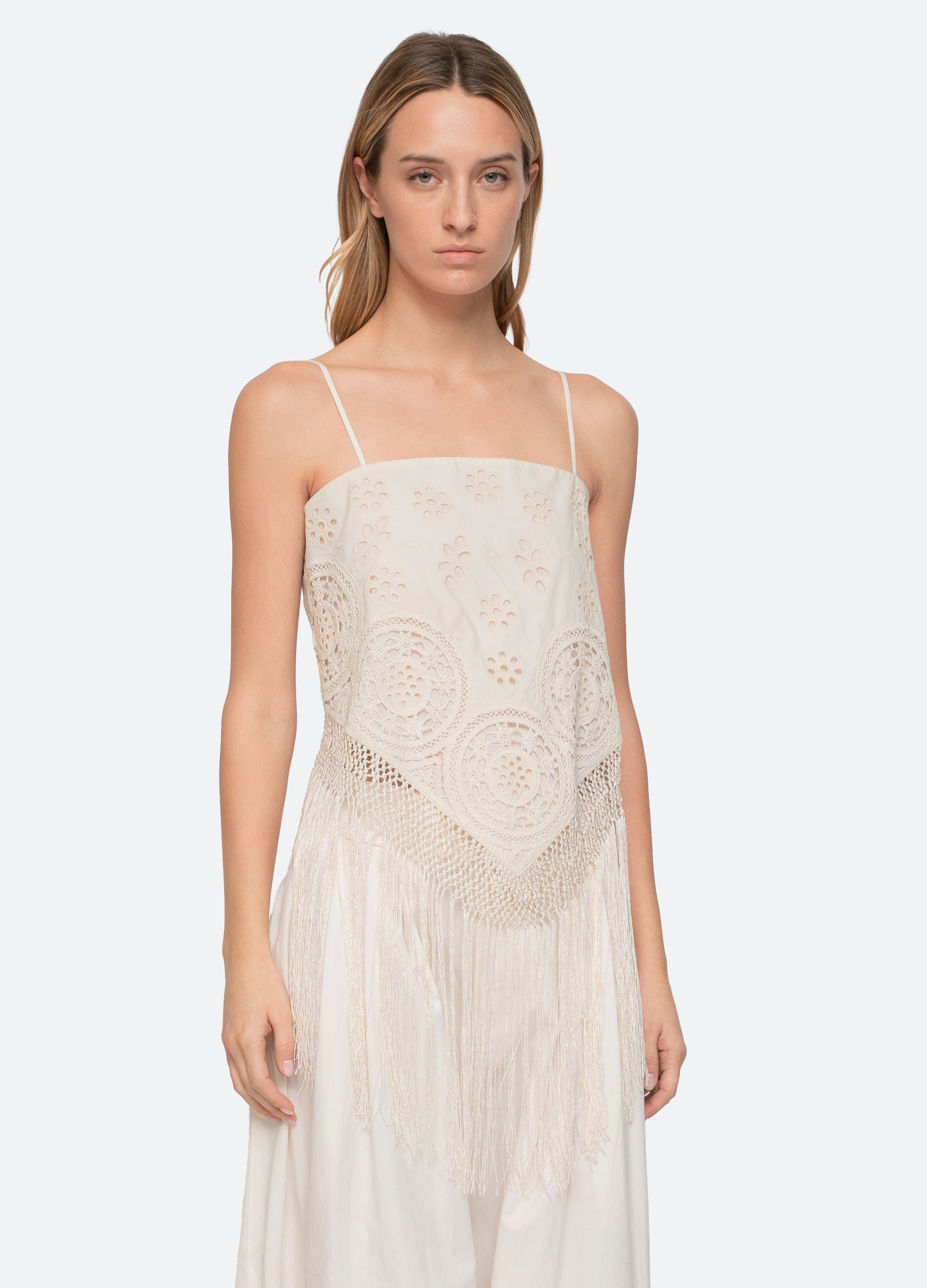 Cream Rafina Top | Sea New York