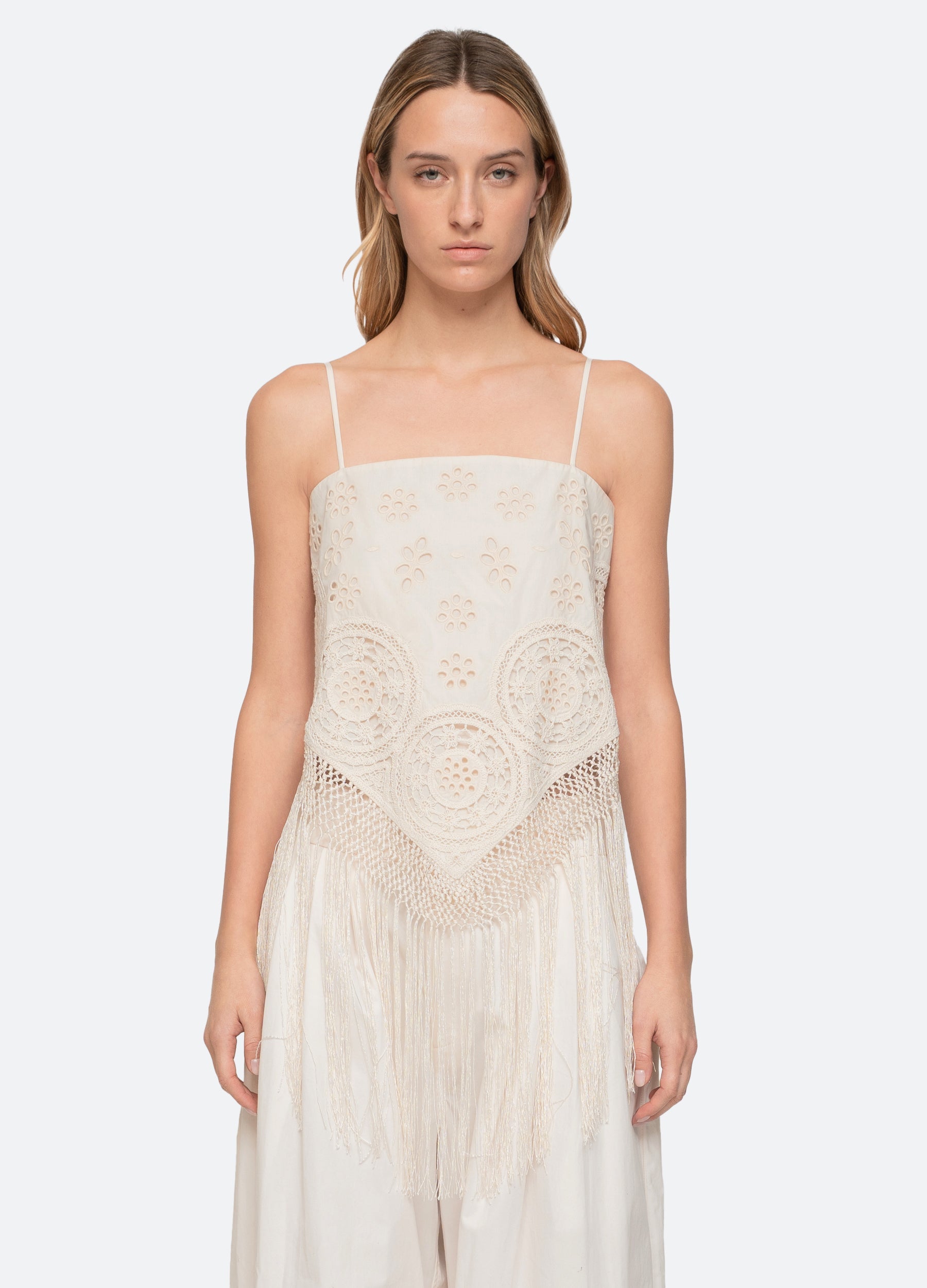 Cream Rafina Top | Sea New York