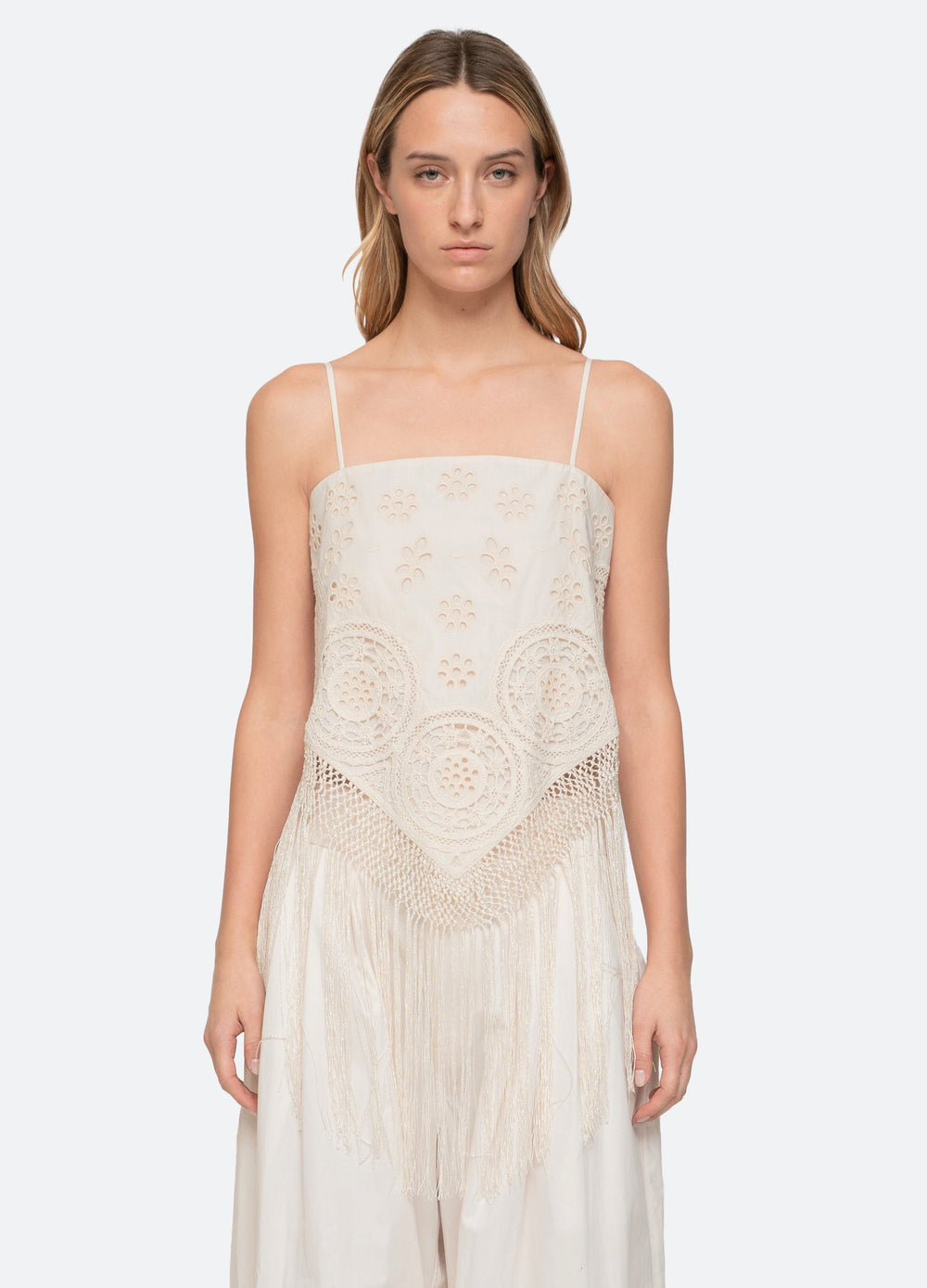 Cream Rafina Top | Sea New York