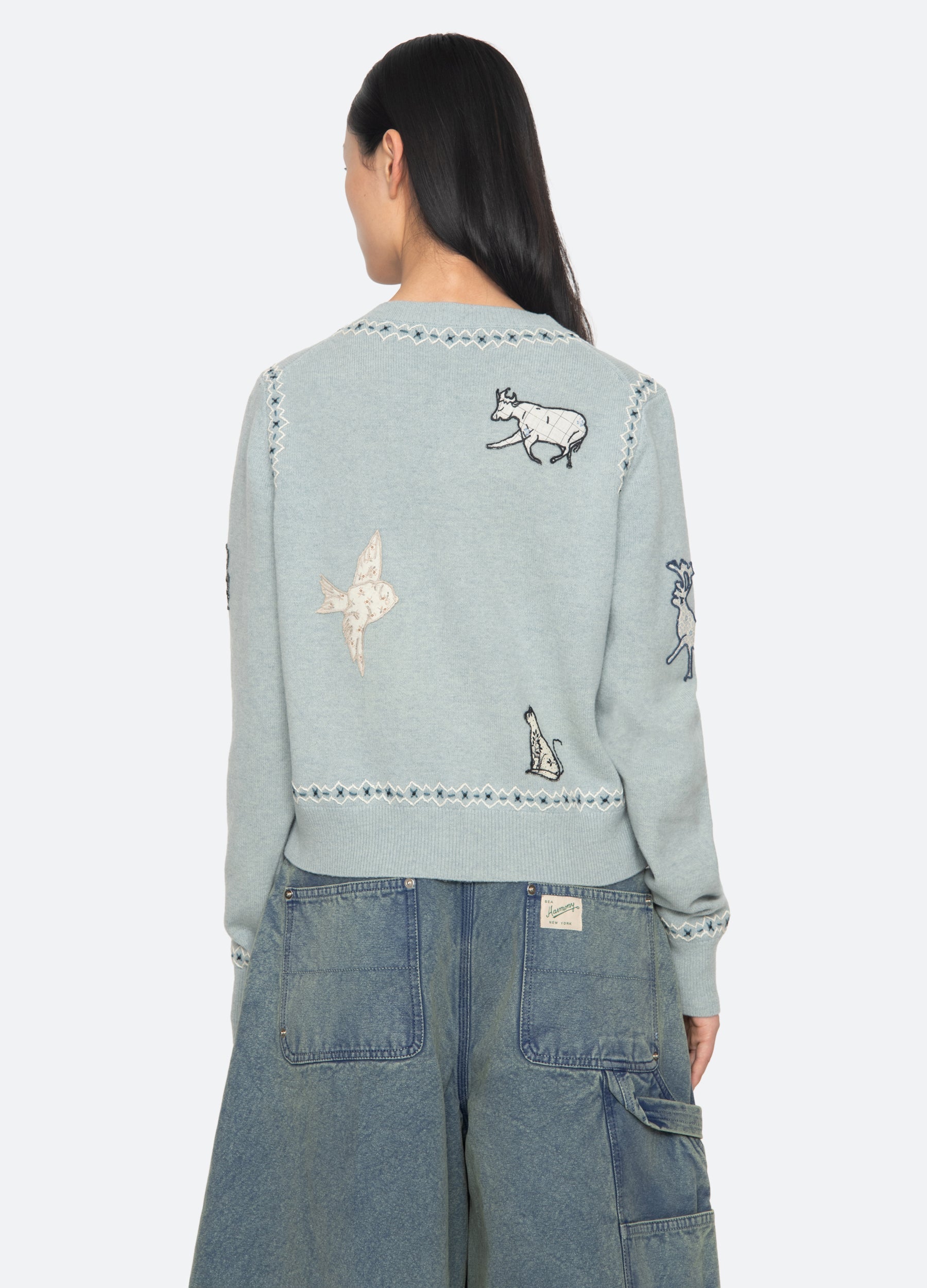 Blue Winslow Cardigan | Sea New York
