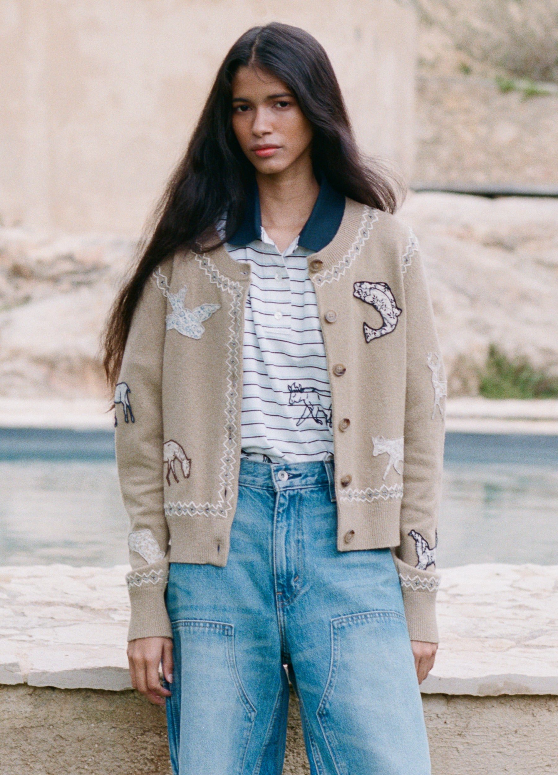 Blue Winslow Cardigan | Sea New York