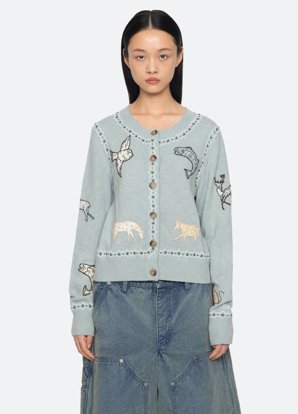 Blue Winslow Cardigan | Sea New York