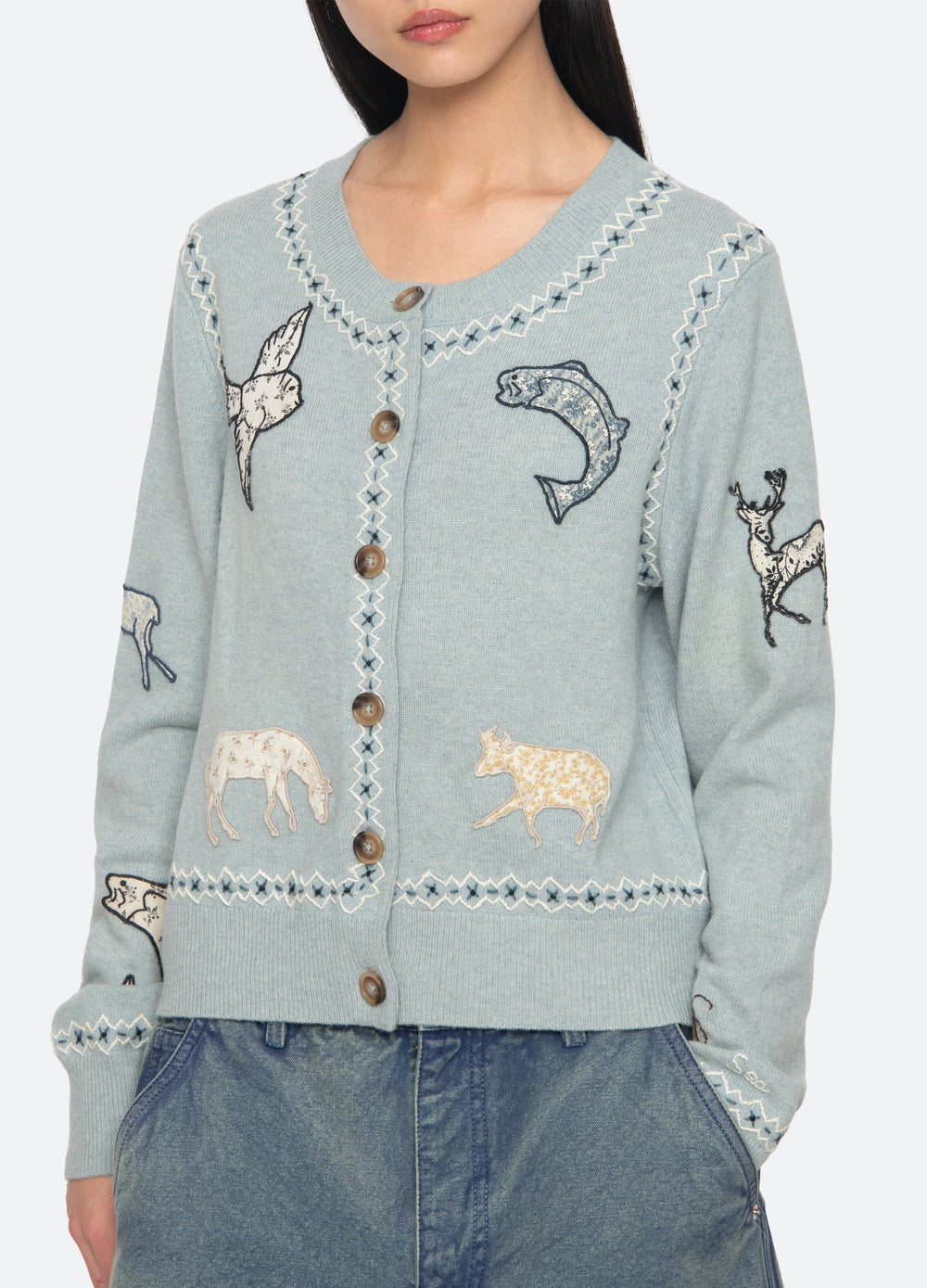 Blue Winslow Cardigan | Sea New York