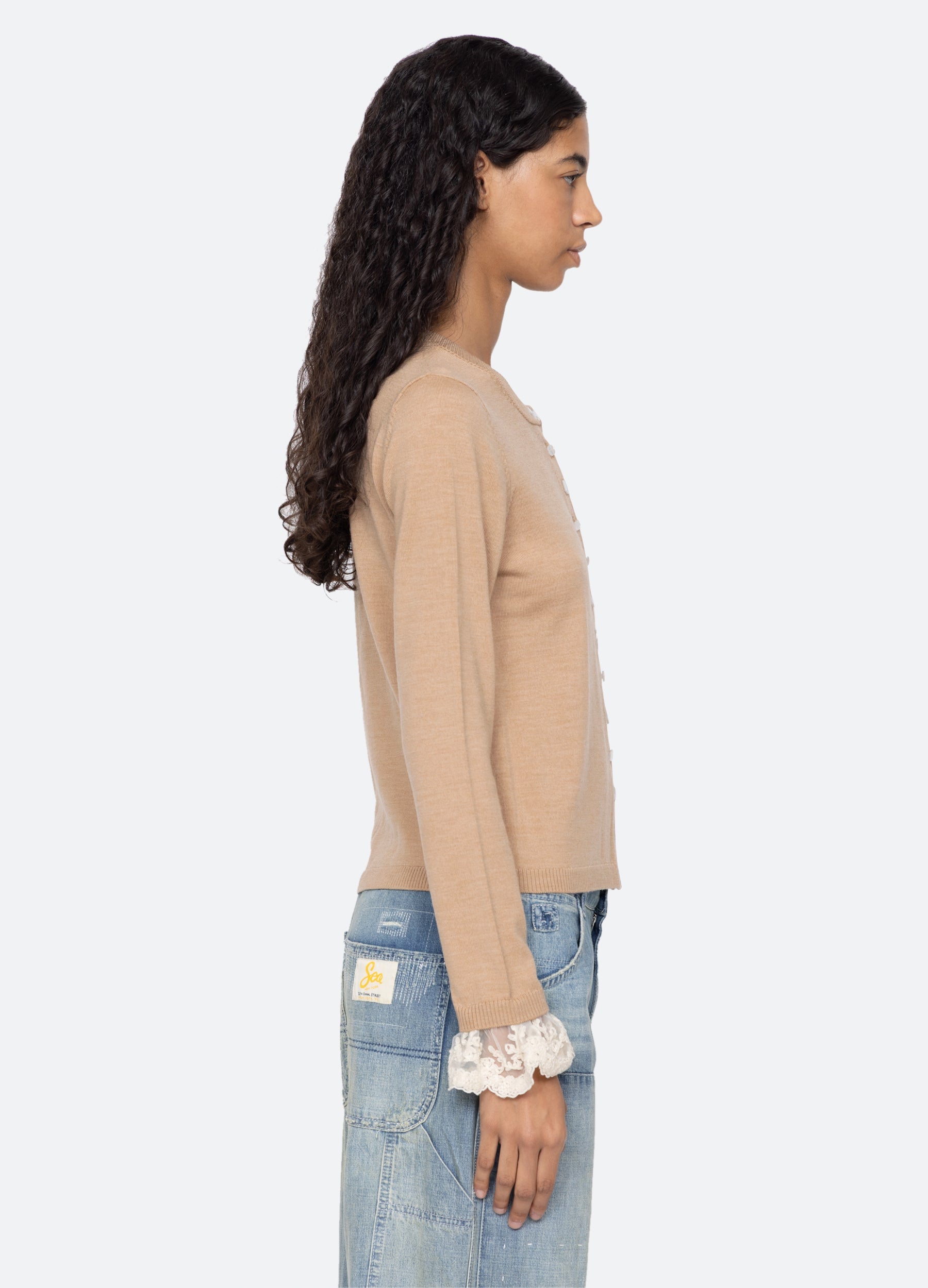 Camel Diane Cardigan | Sea New York