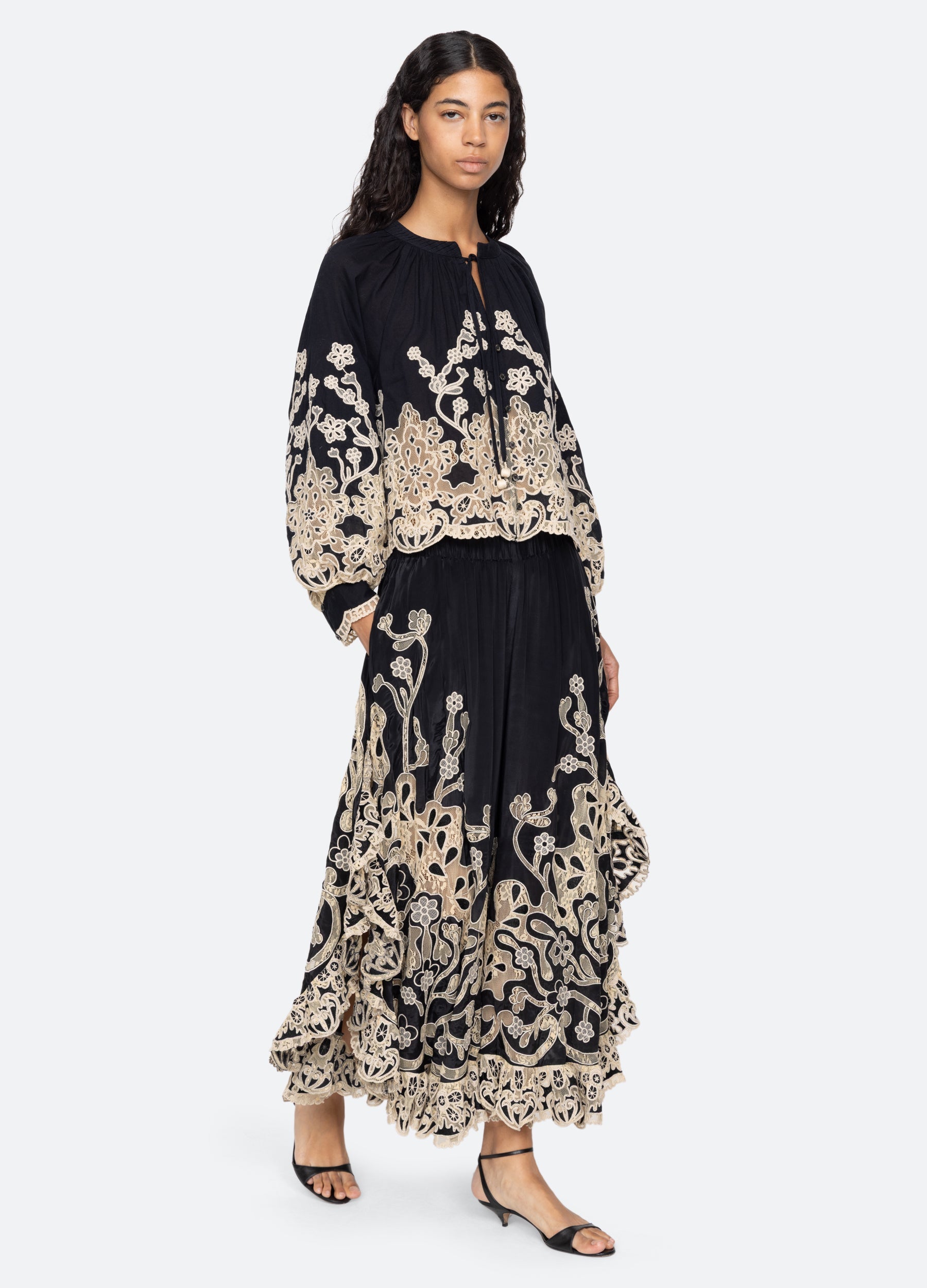 Black Gracelyn L/S Top | Sea New York