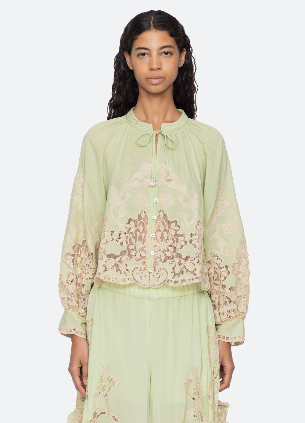 Black Gracelyn L/S Top | Sea New York