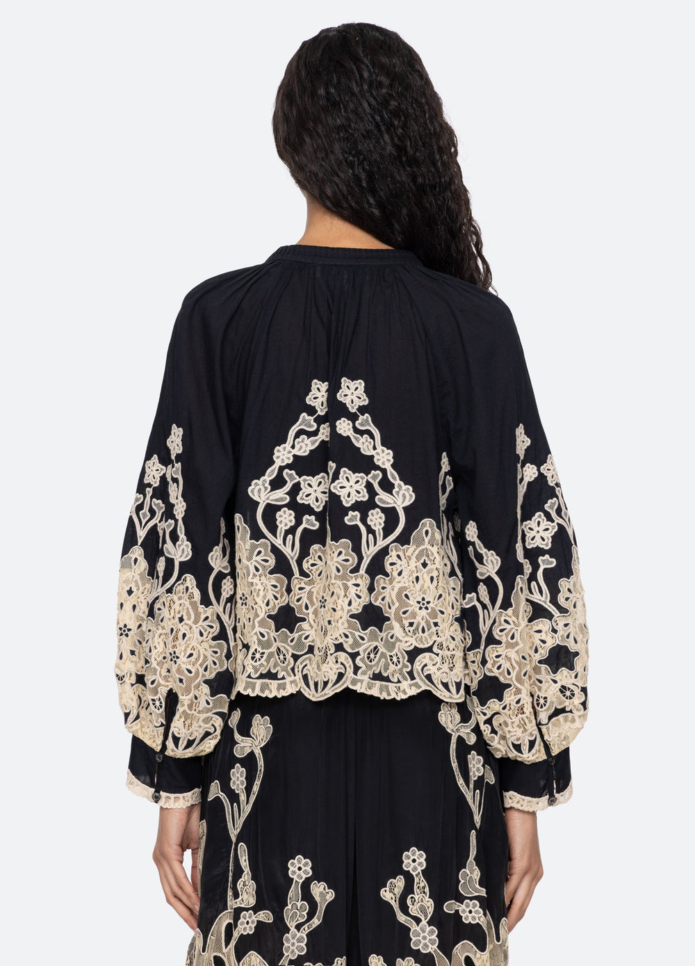 Black Gracelyn L/S Top | Sea New York