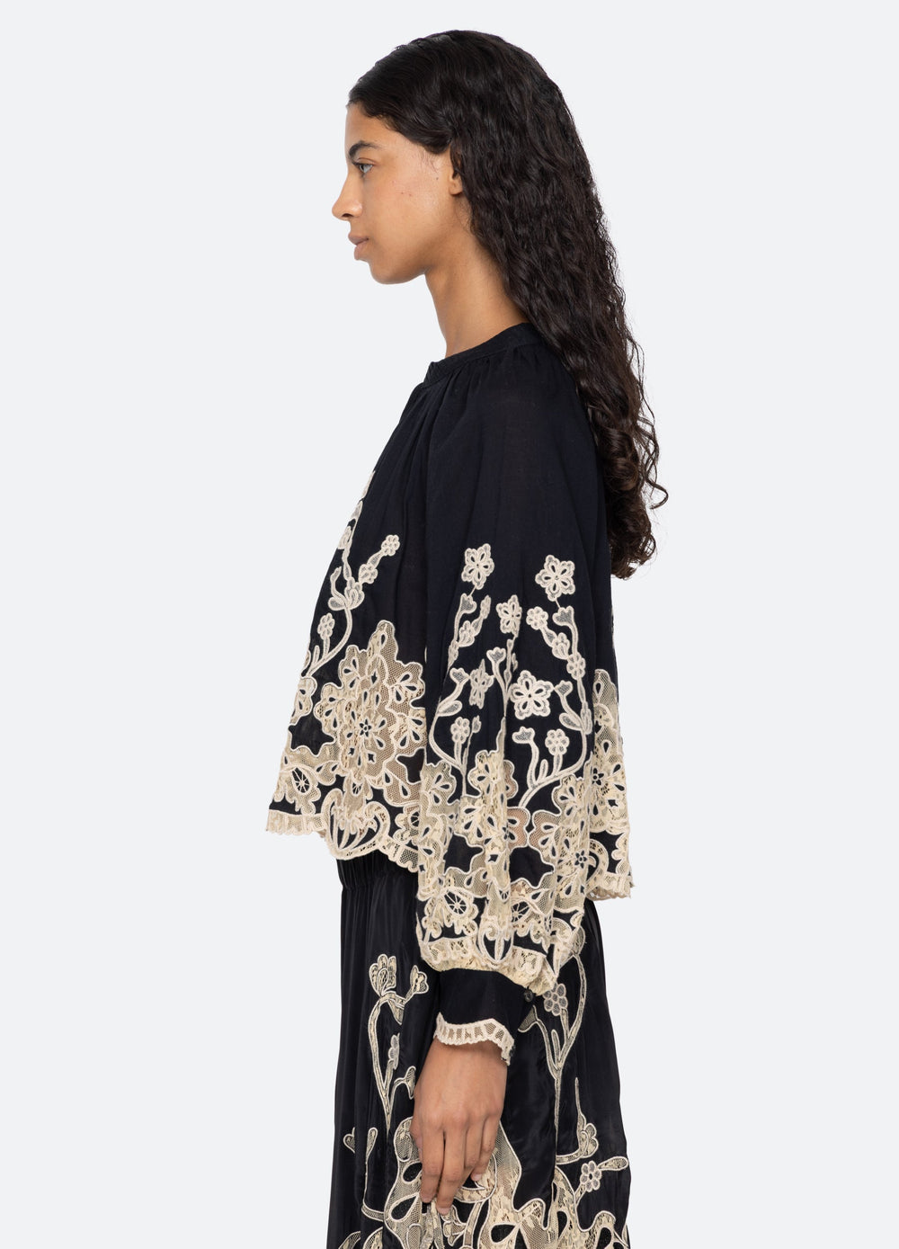 Black Gracelyn L/S Top | Sea New York
