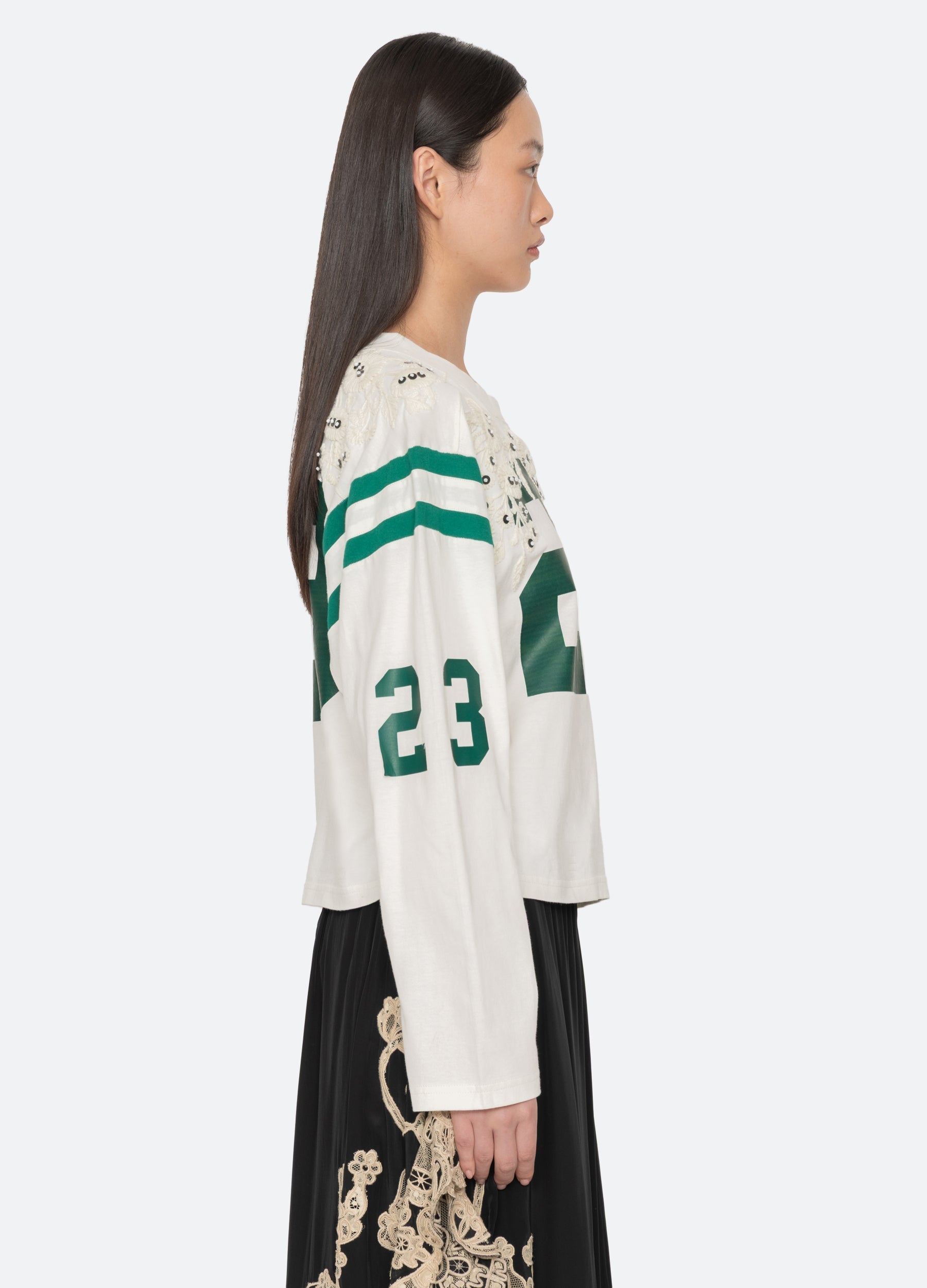 Cream Georgie L/S Tee | Sea New York