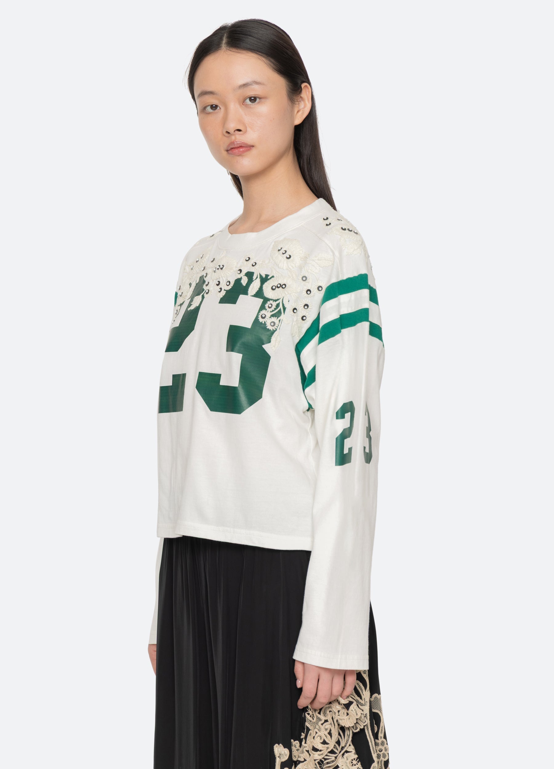 Cream Georgie L/S Tee | Sea New York