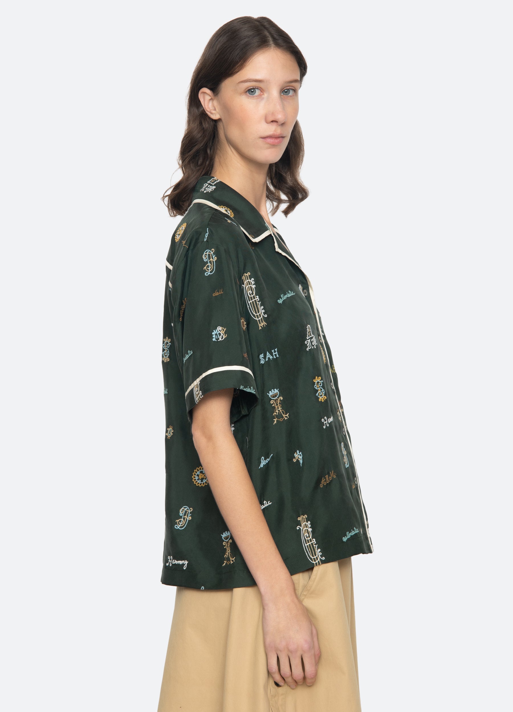 Green Juliet S/S Top | Sea New York