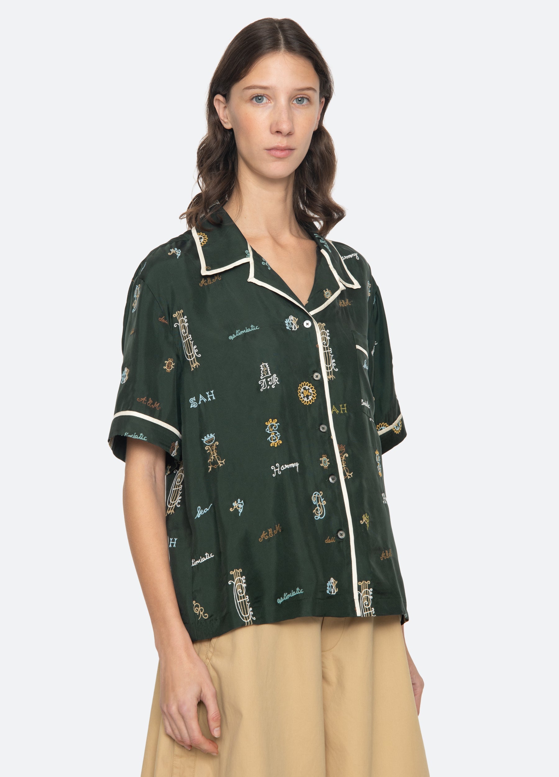 Green Juliet S/S Top | Sea New York