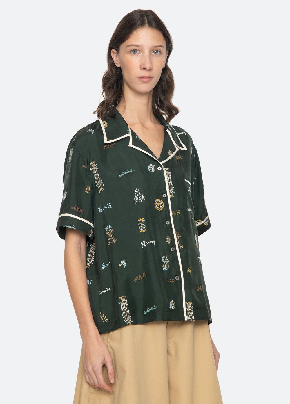 Green Juliet S/S Top | Sea New York