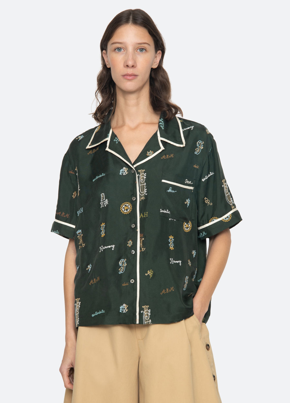 Green Juliet S/S Top | Sea New York