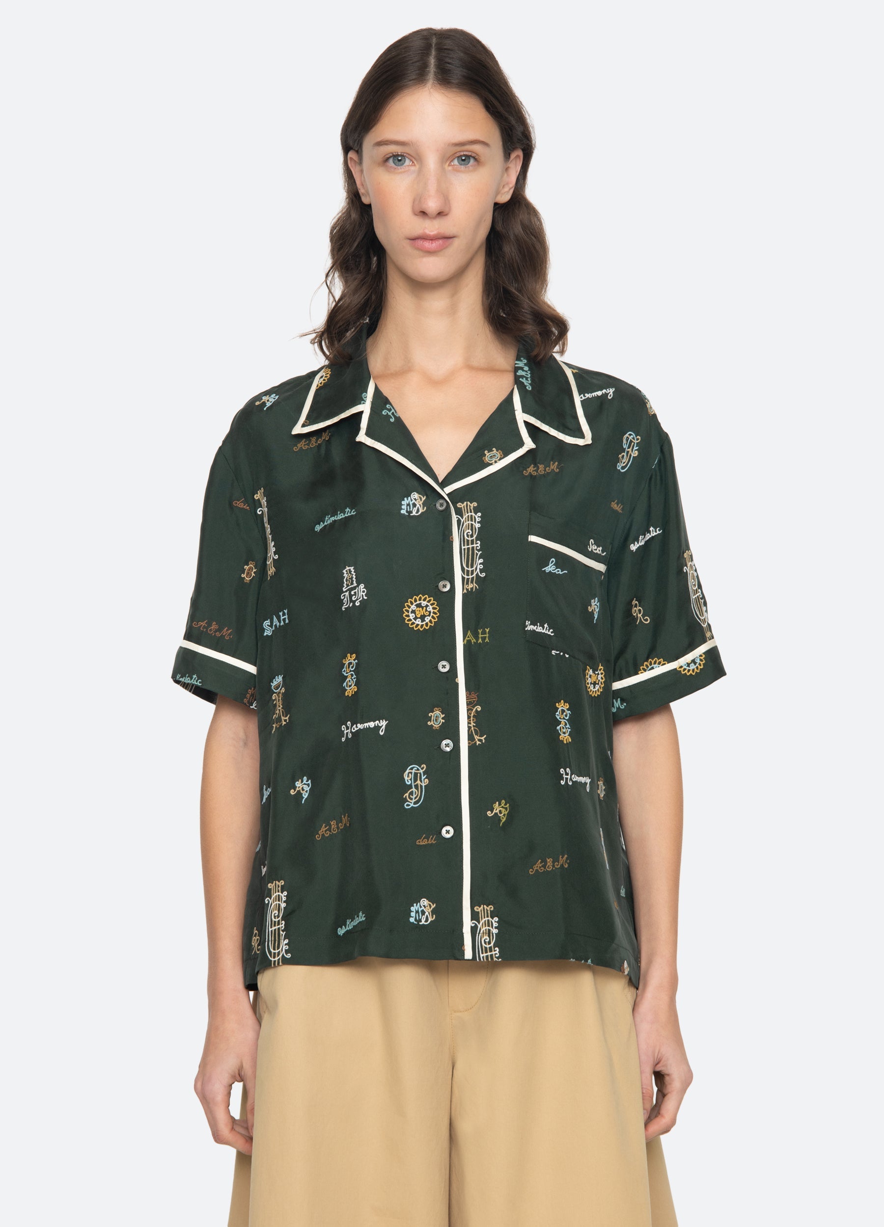 Green Juliet S/S Top | Sea New York