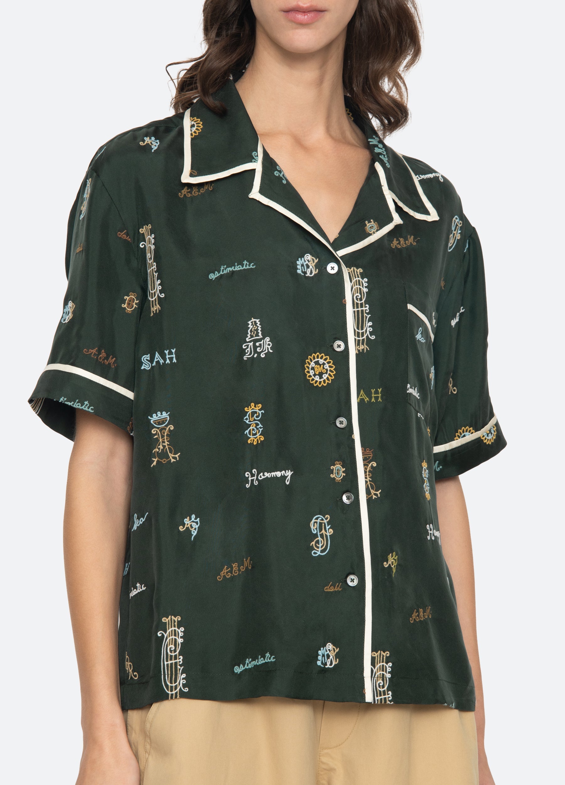 Green Juliet S/S Top | Sea New York