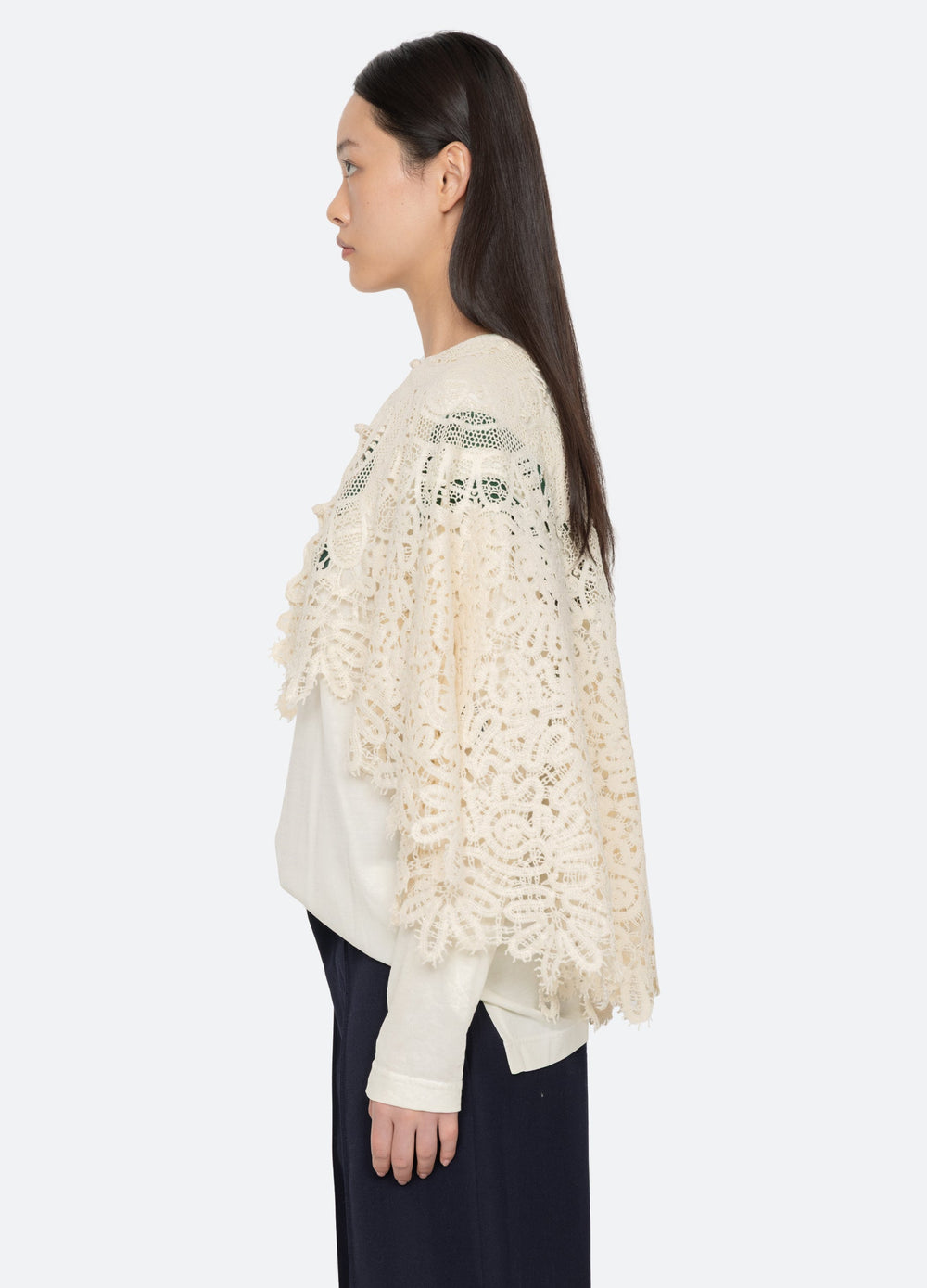 Cream Alina Cape | Sea New York