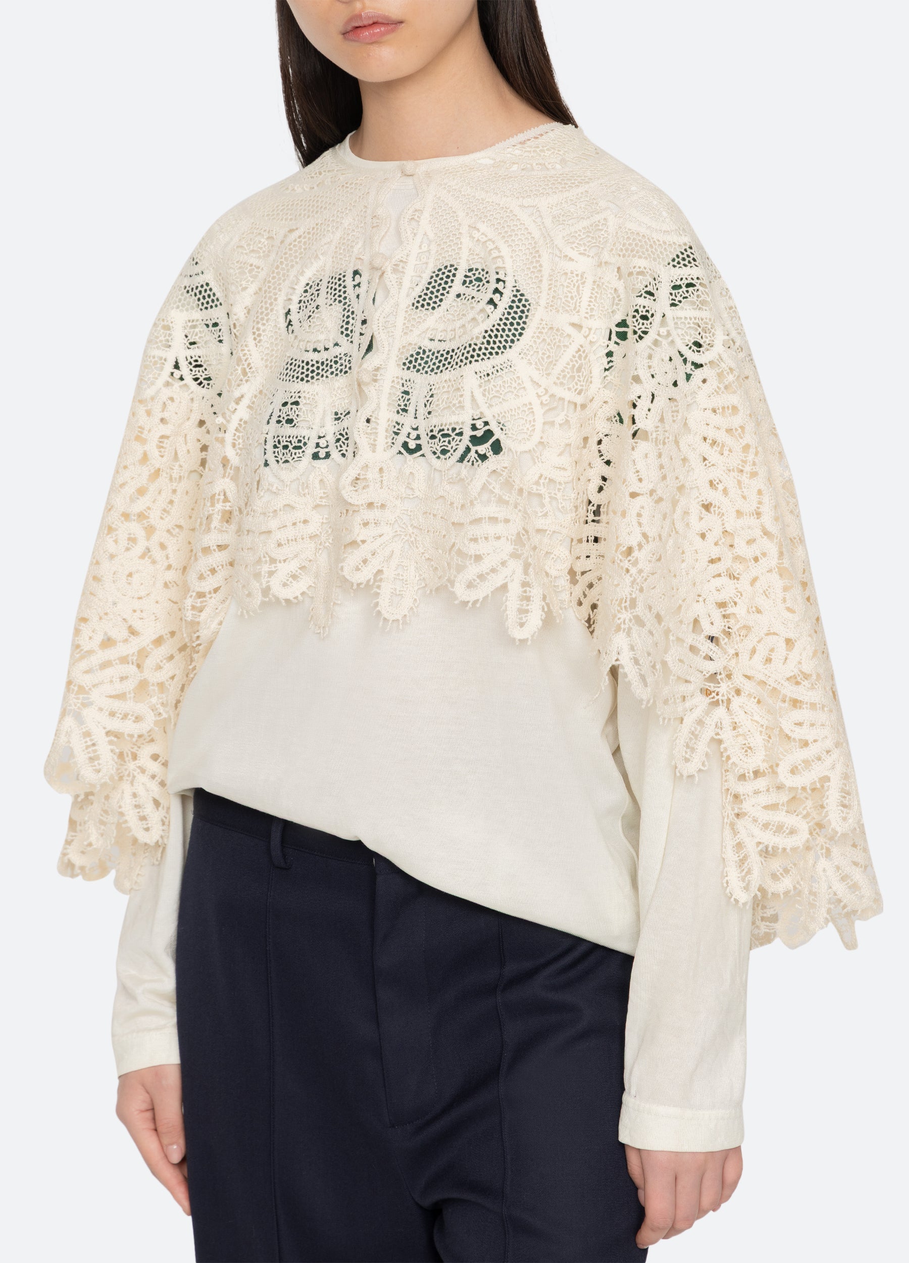 Cream Alina Cape | Sea New York