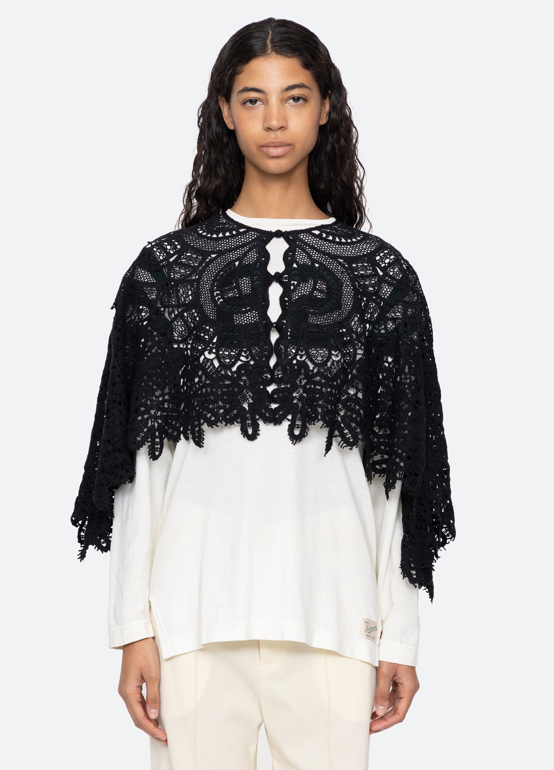 Cream Alina Cape | Sea New York