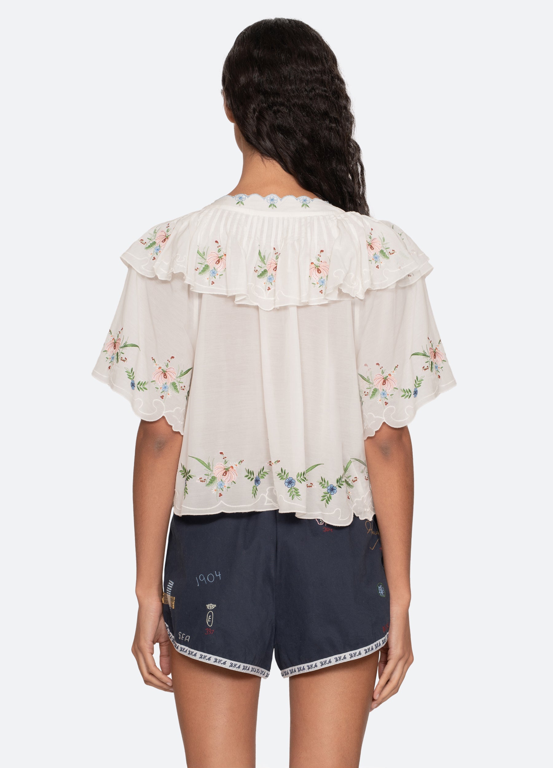Cream Serafina S/S Top | Sea New York