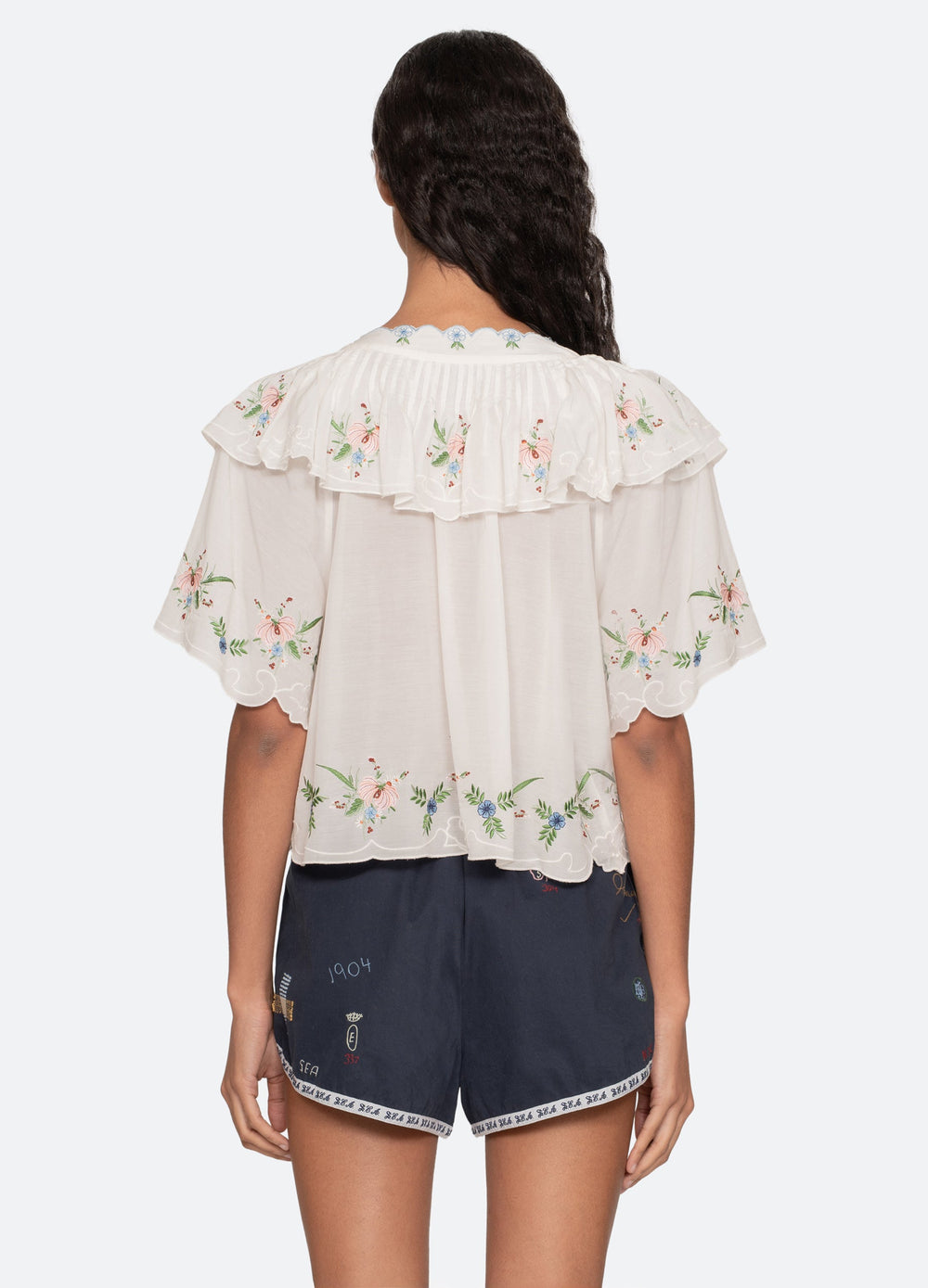 Cream Serafina S/S Top | Sea New York