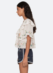 Cream Serafina S/S Top | Sea New York