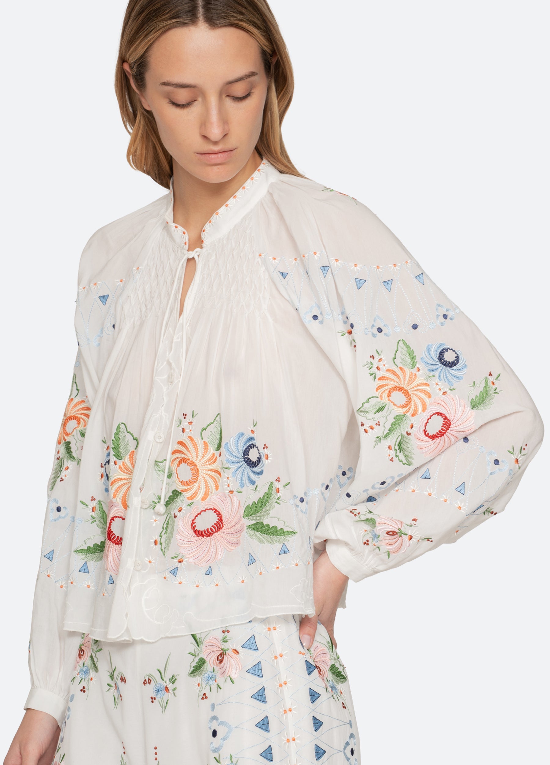 Cream Serafina Top | Sea New York