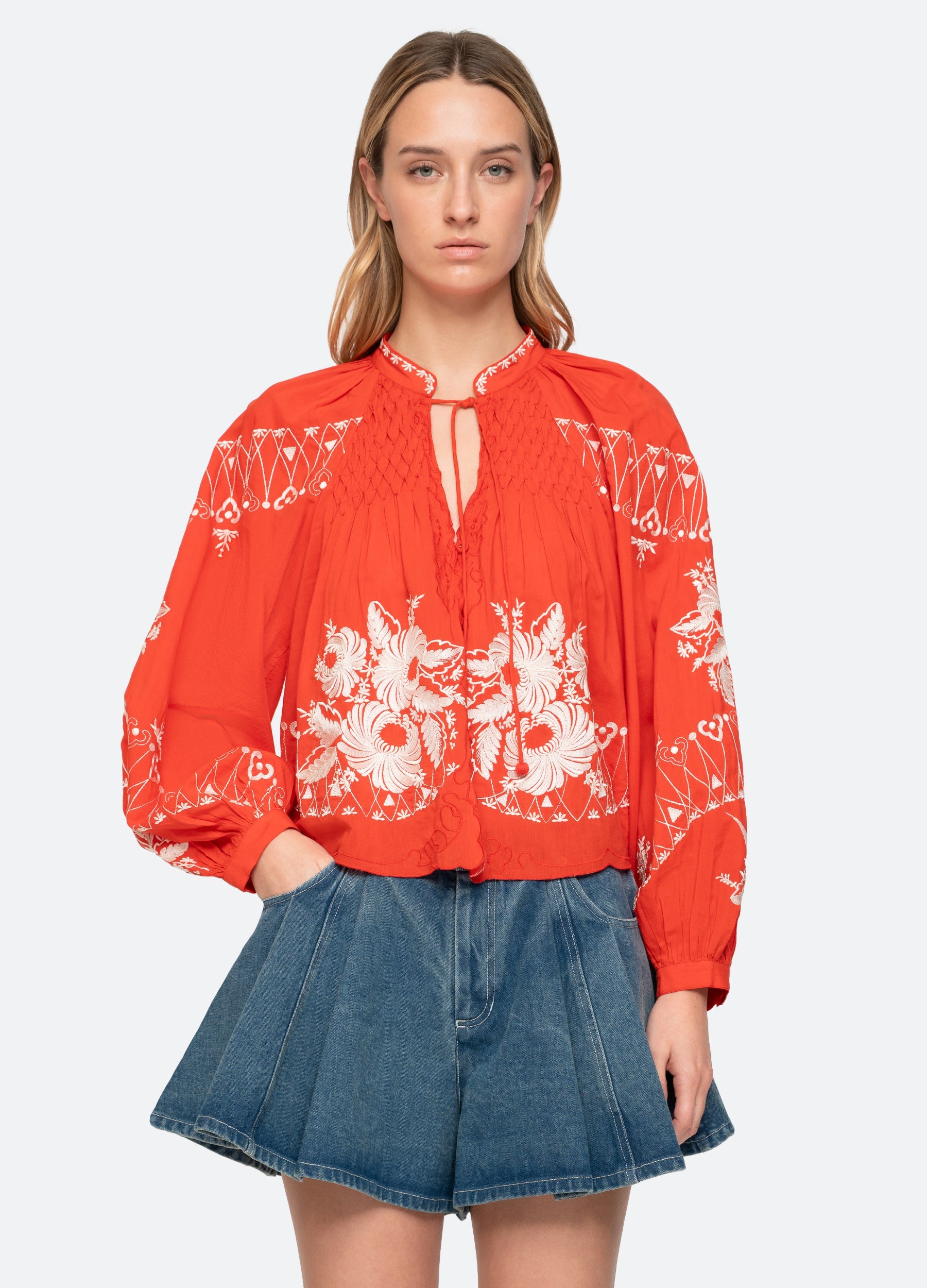 Cream Serafina Top | Sea New York