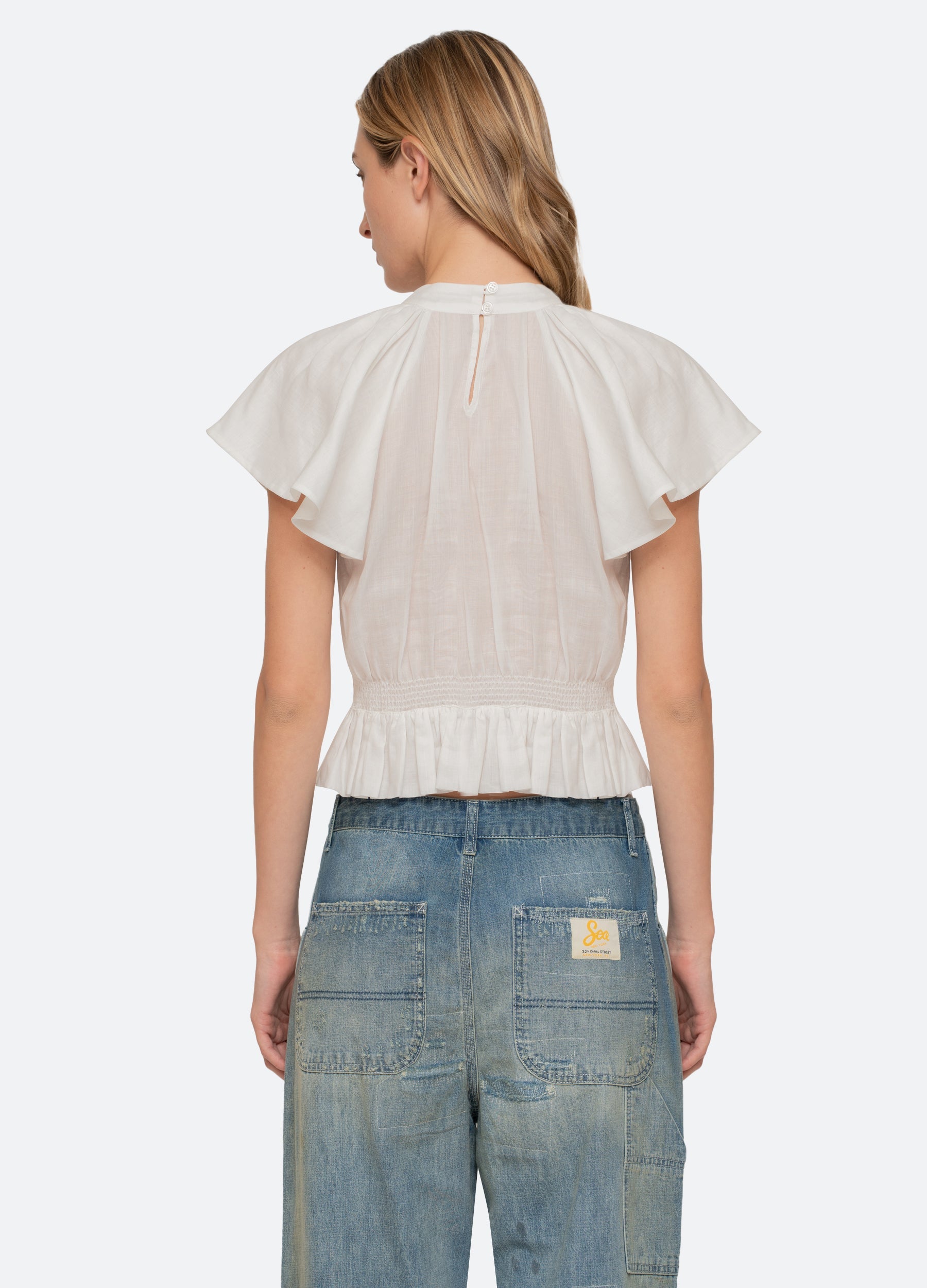 White Holden Top | Sea New York