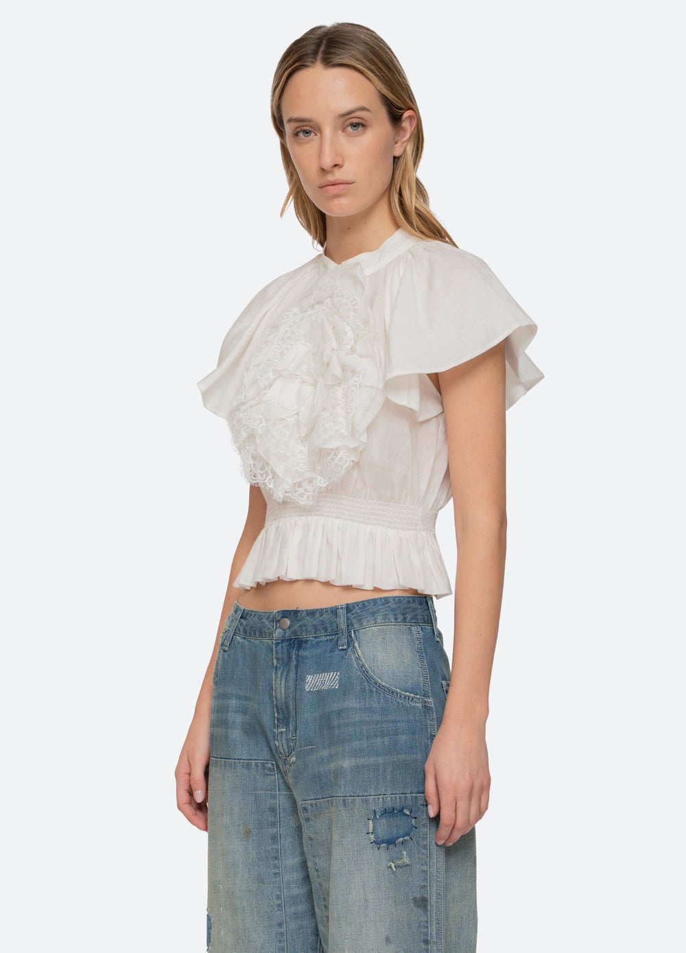 White Holden Top | Sea New York