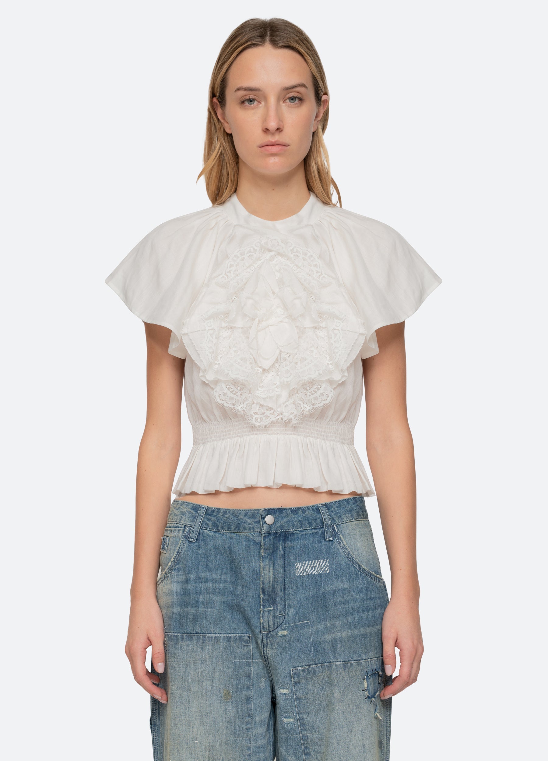 White Holden Top | Sea New York