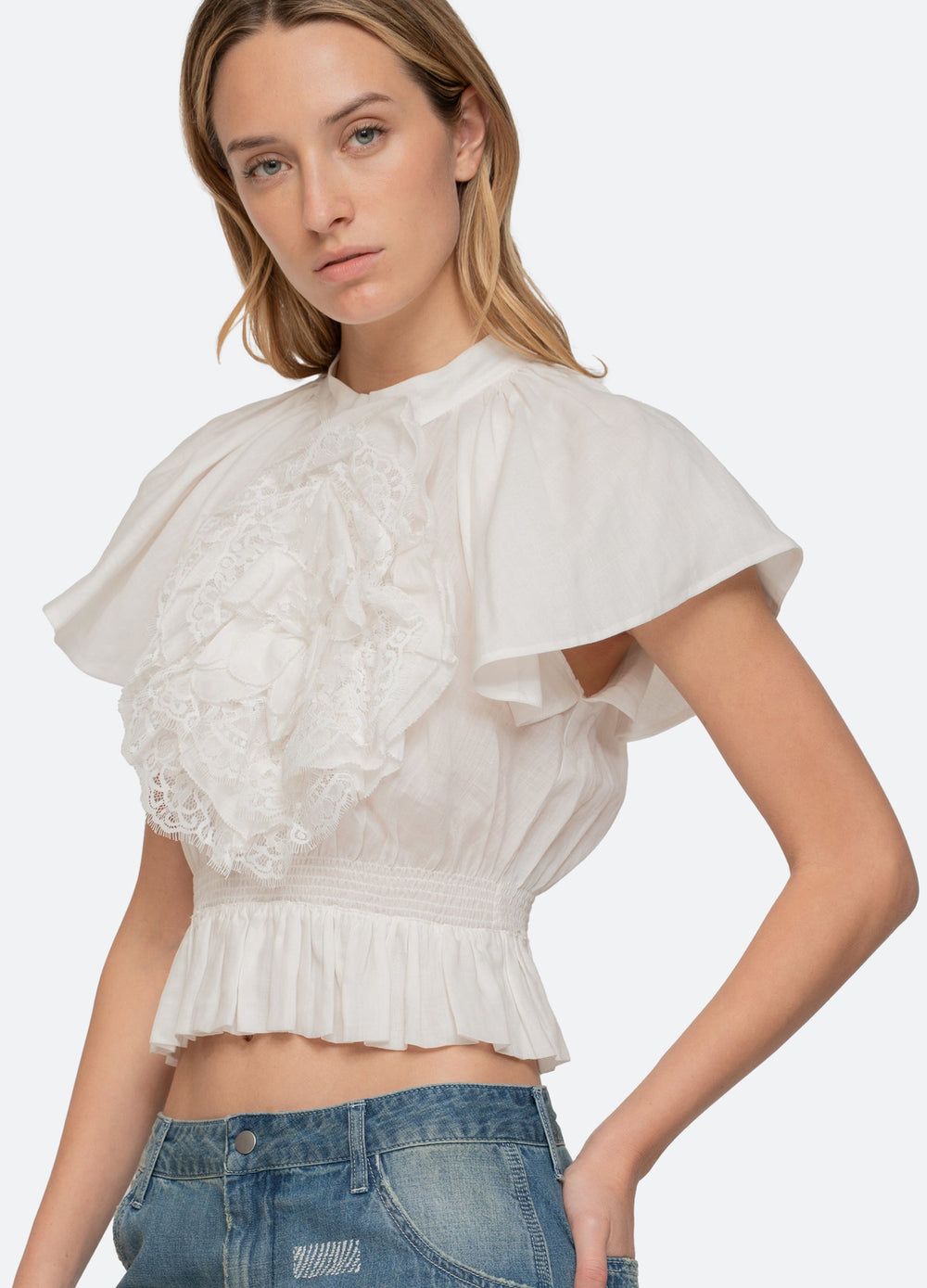 White Holden Top | Sea New York