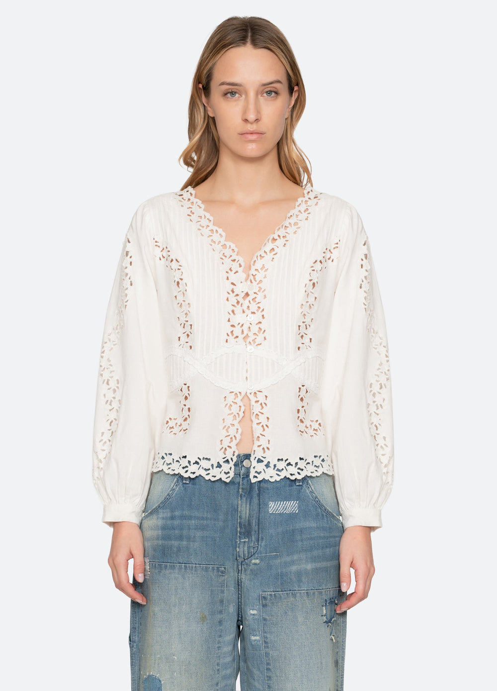 Cream Sofia Blouse | Sea New York