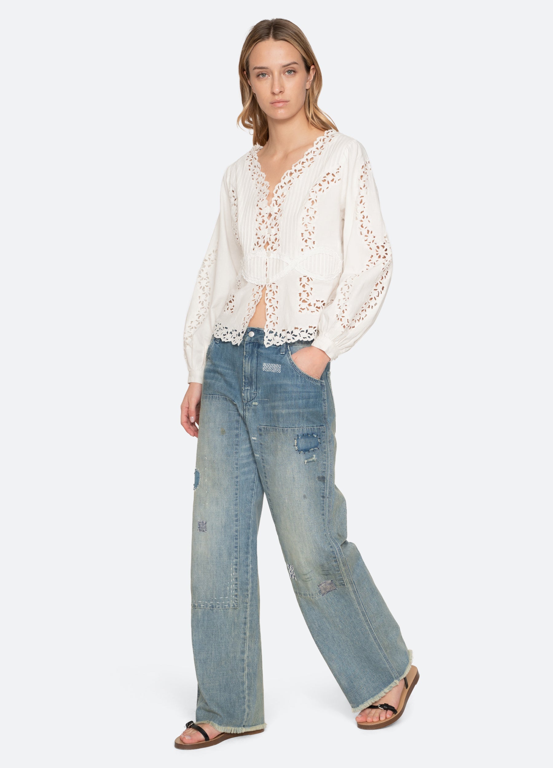 Cream Sofia Blouse | Sea New York