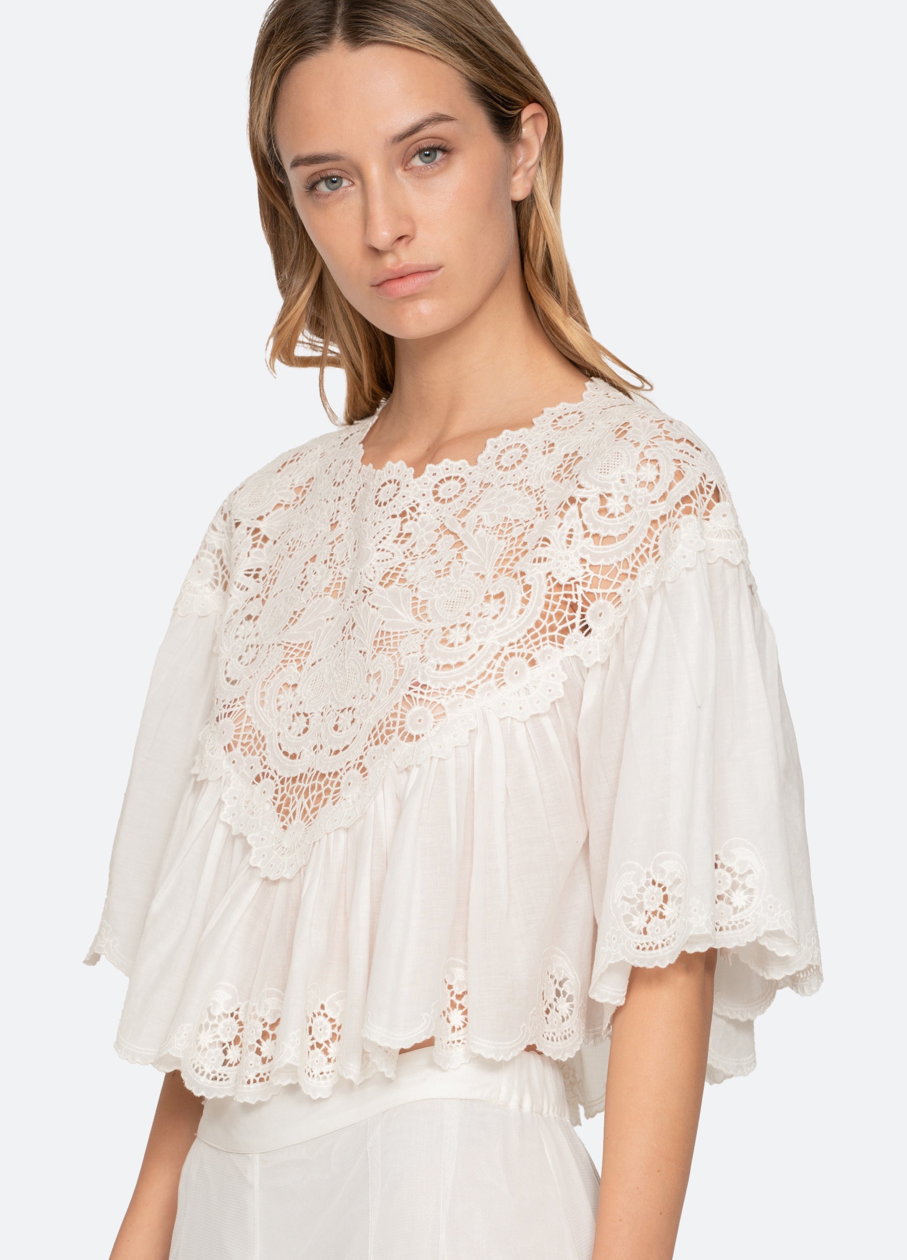 Cream Sofia Top | Sea New York