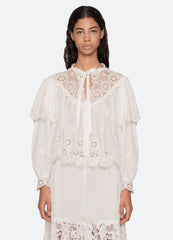 Cream Sofia L/S Top | Sea New York