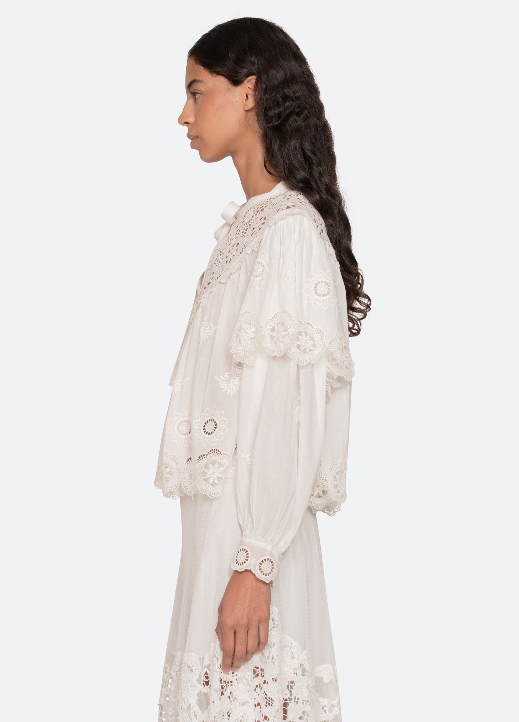 Cream Sofia L/S Top | Sea New York