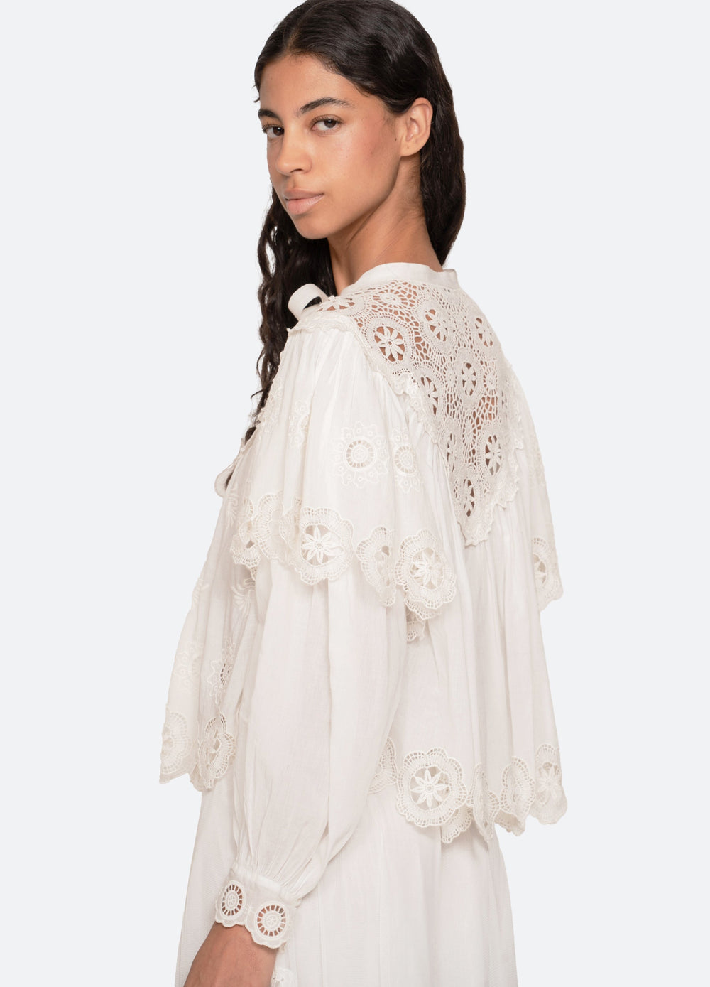 Cream Sofia L/S Top | Sea New York