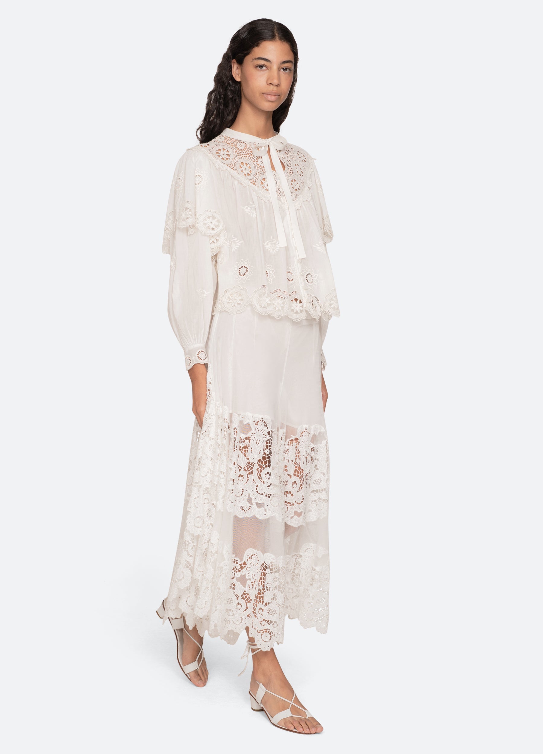 Cream Sofia L/S Top | Sea New York