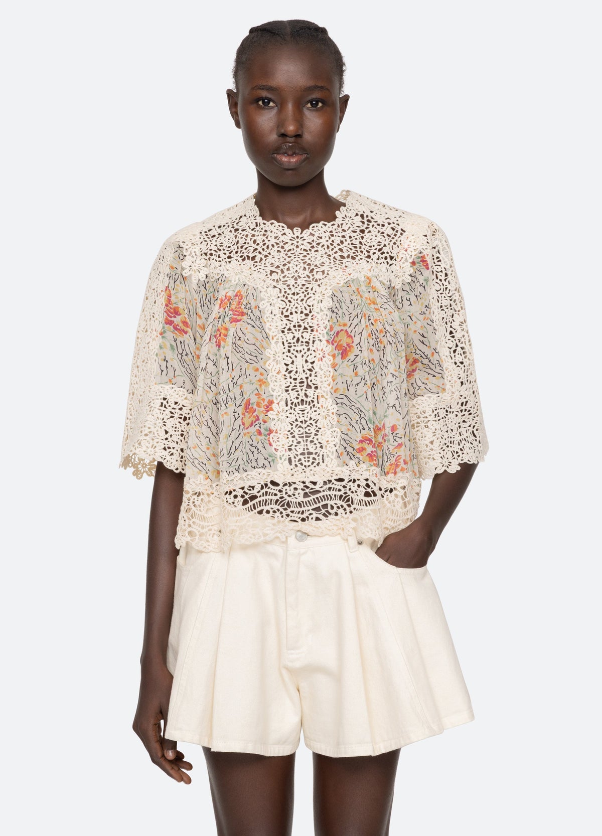 Cream Luisa Top | Sea New York