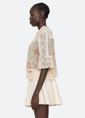 Cream Luisa Top | Sea New York