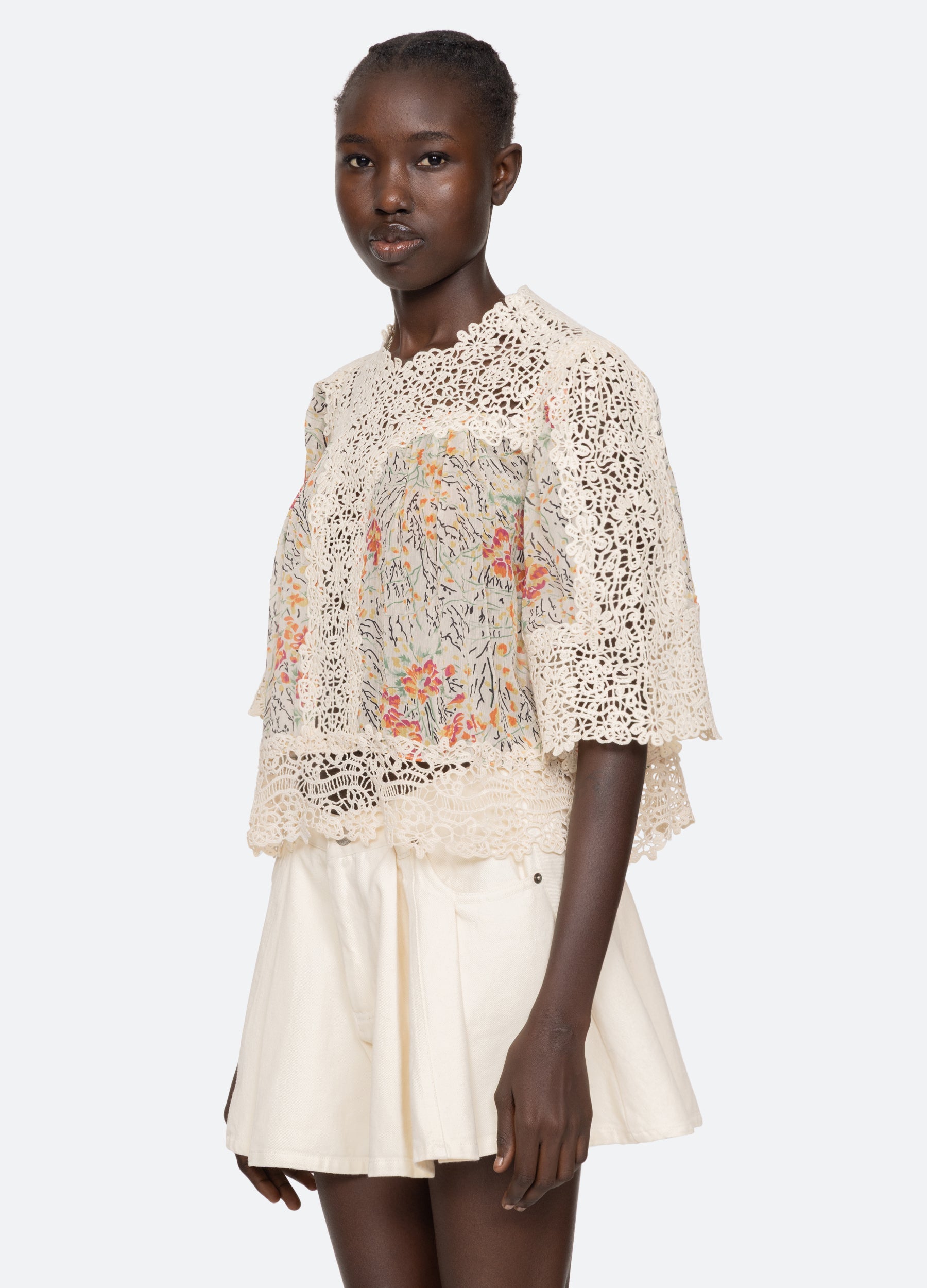 Cream Luisa Top | Sea New York