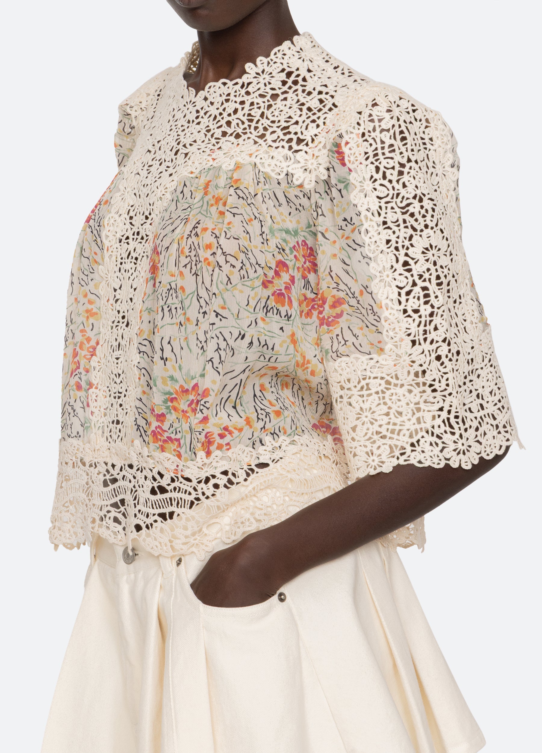 Cream Luisa Top | Sea New York